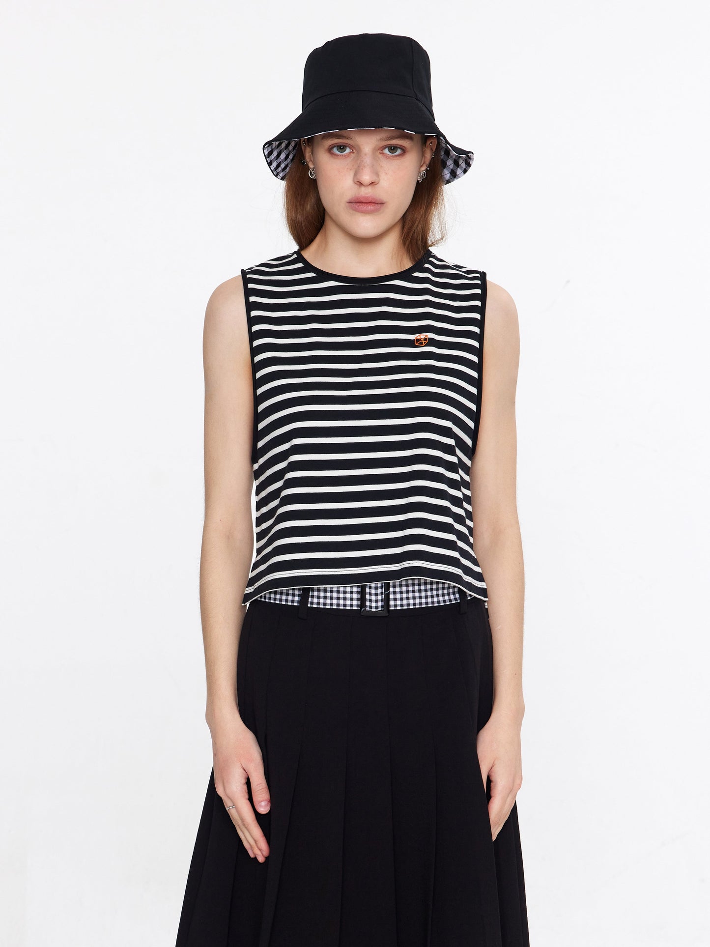 Striped Loose Fit Tank Top