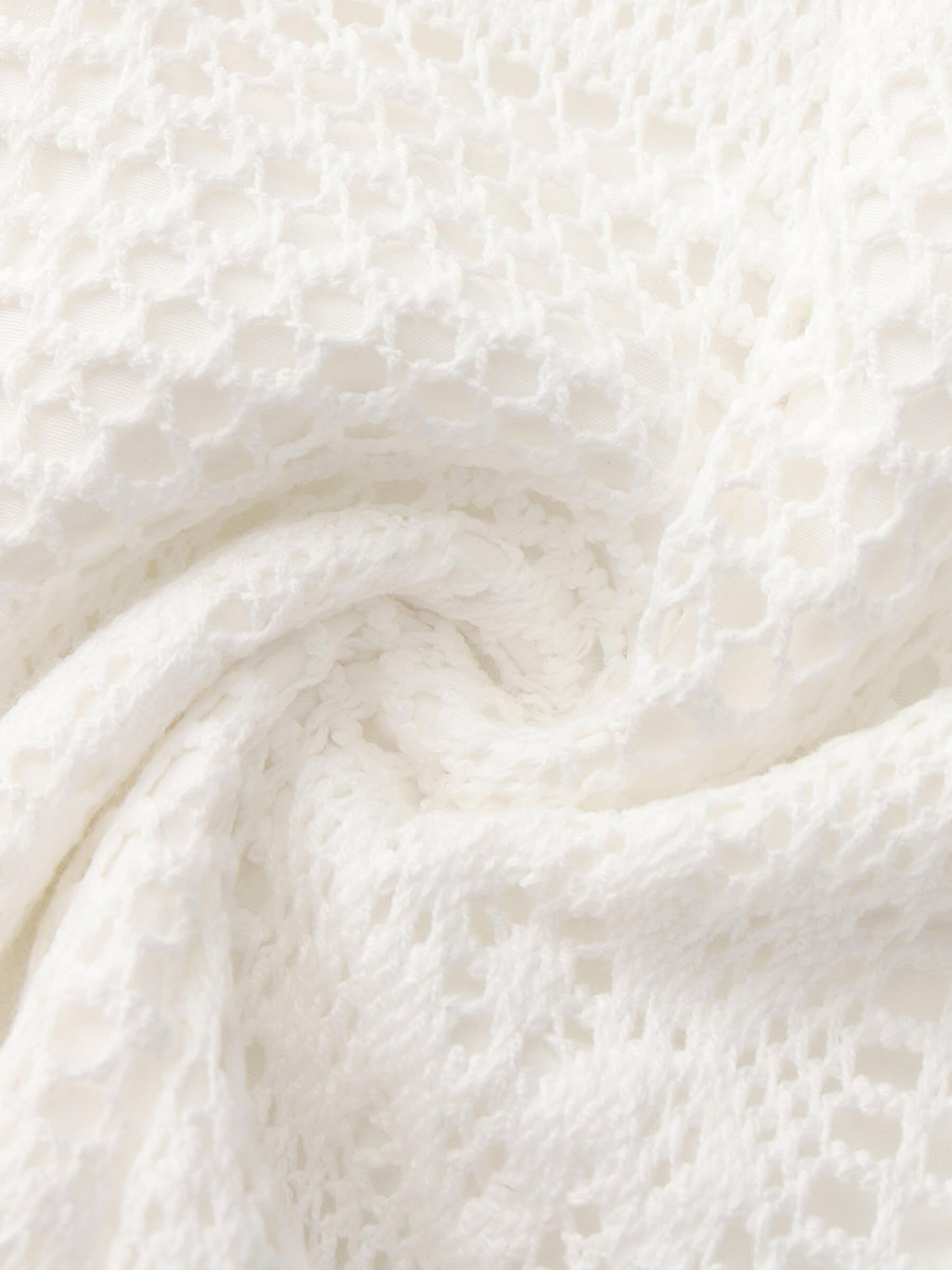 Crochet Knit Hollow-Out Trousers
