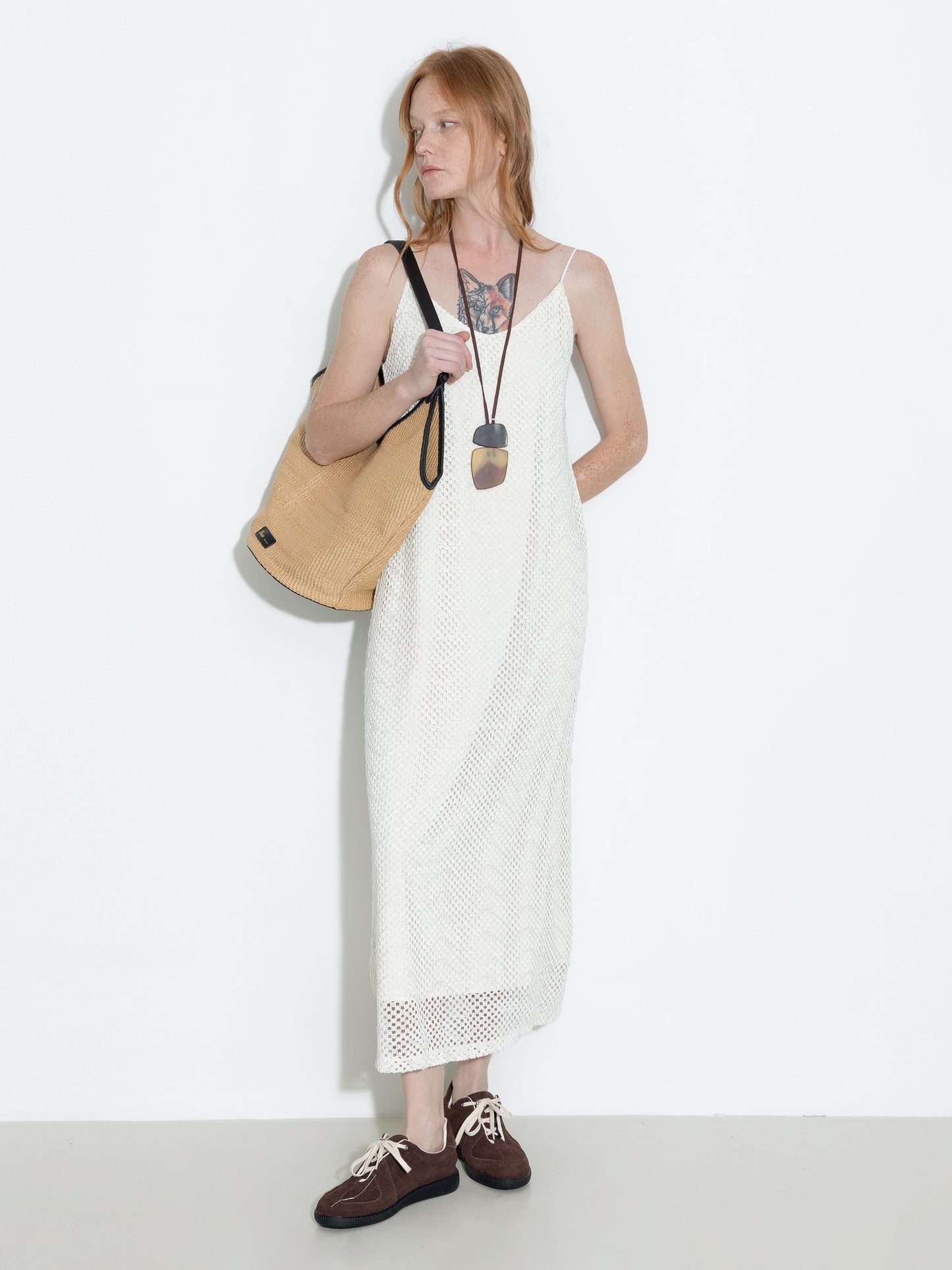 Lace Hollow Out A-Line Sling Dress
