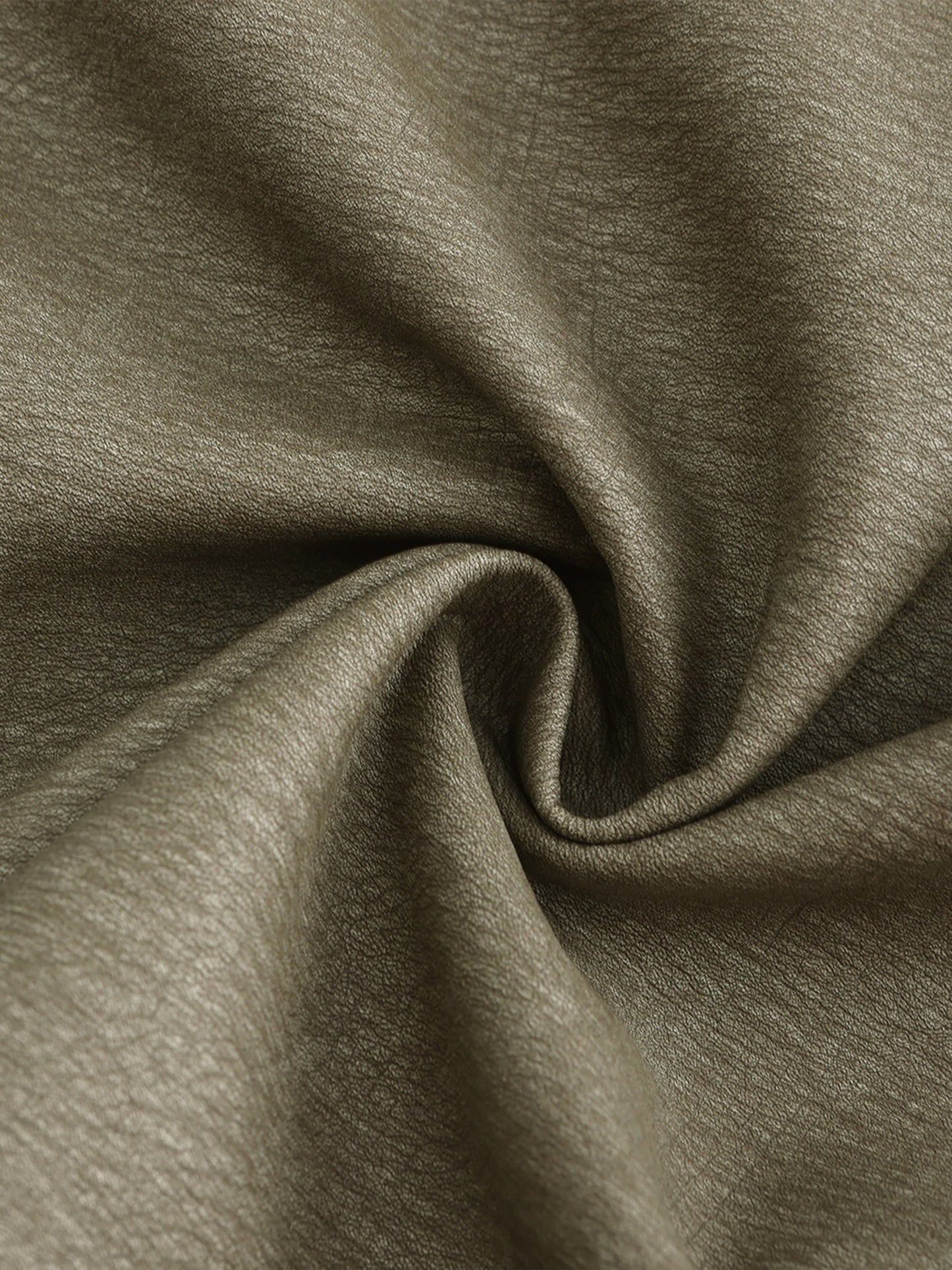 Raw Edge Pleated A-line Skirt