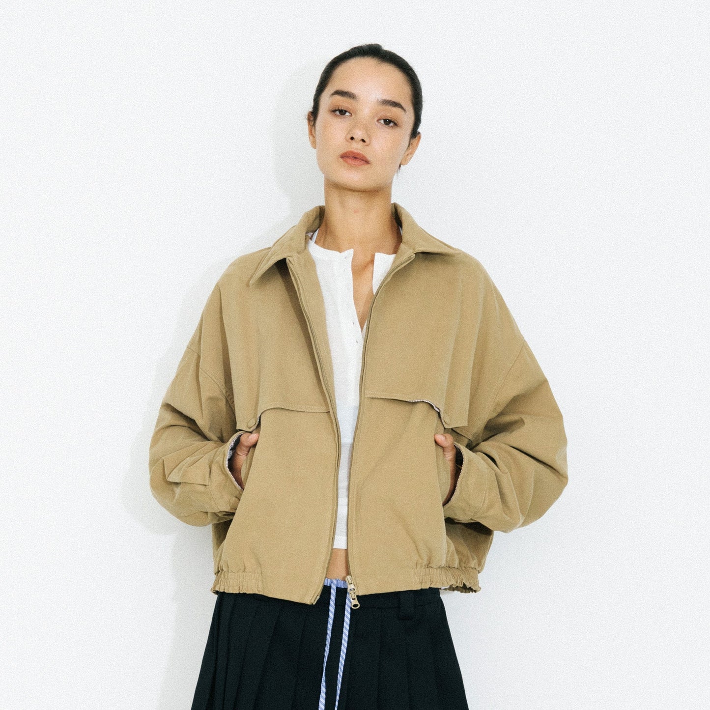 100% Cotton Mouldable Collar Casual Jacket