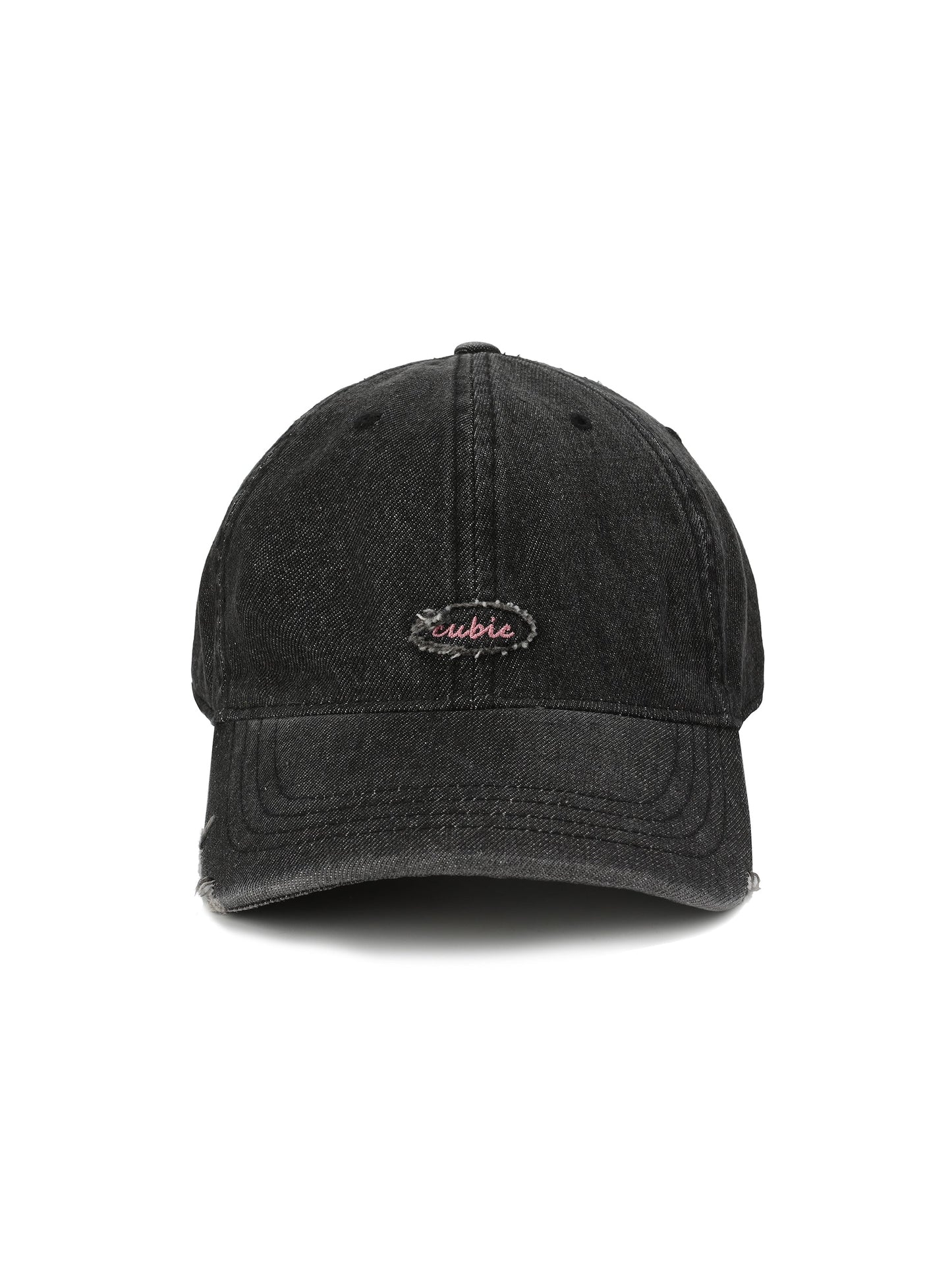 Denim Cubic Cap