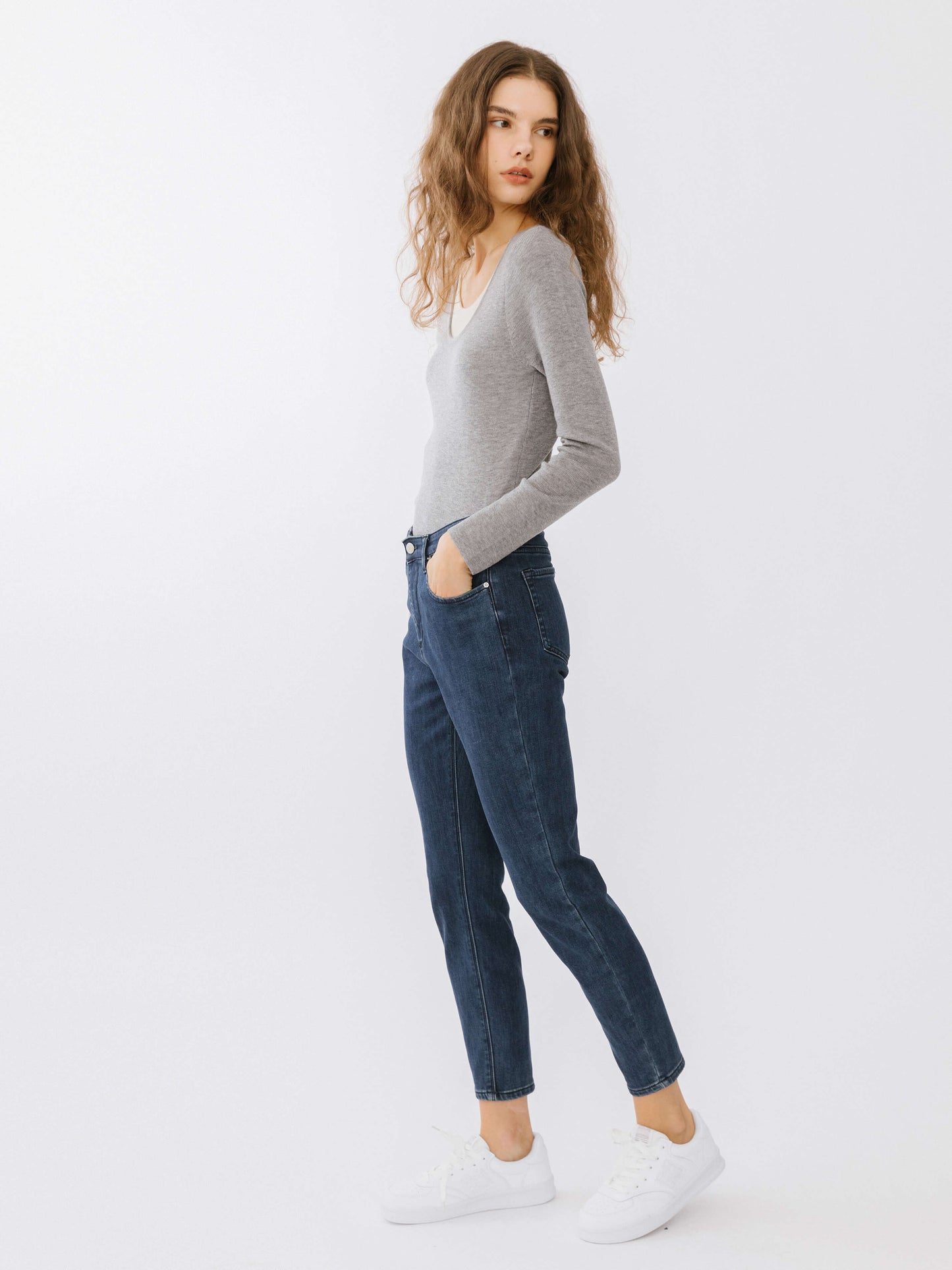 High Waist Skinny Fit Jeans