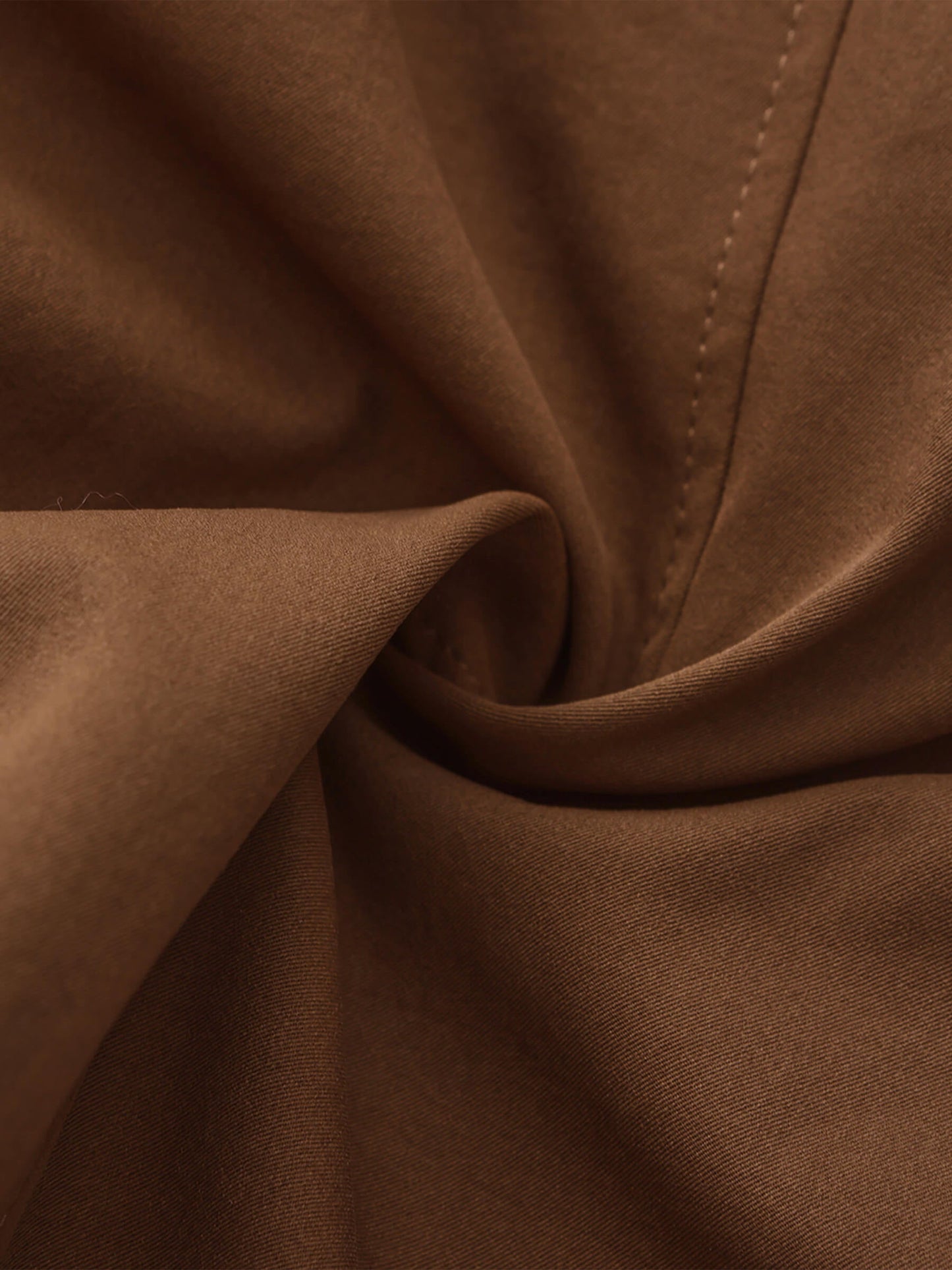 ONE BY CUBIC Double-Layer Long Trench Coat Style Down Coat