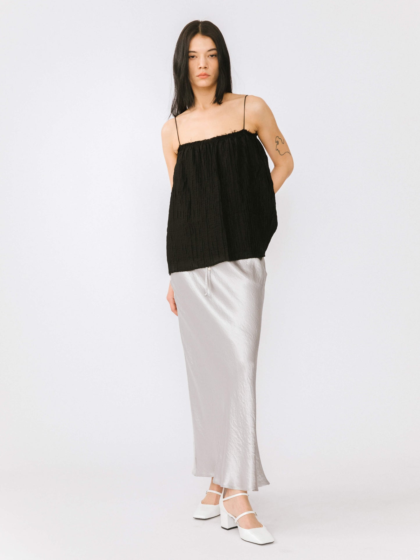 Spaghetti Strap A-line Top