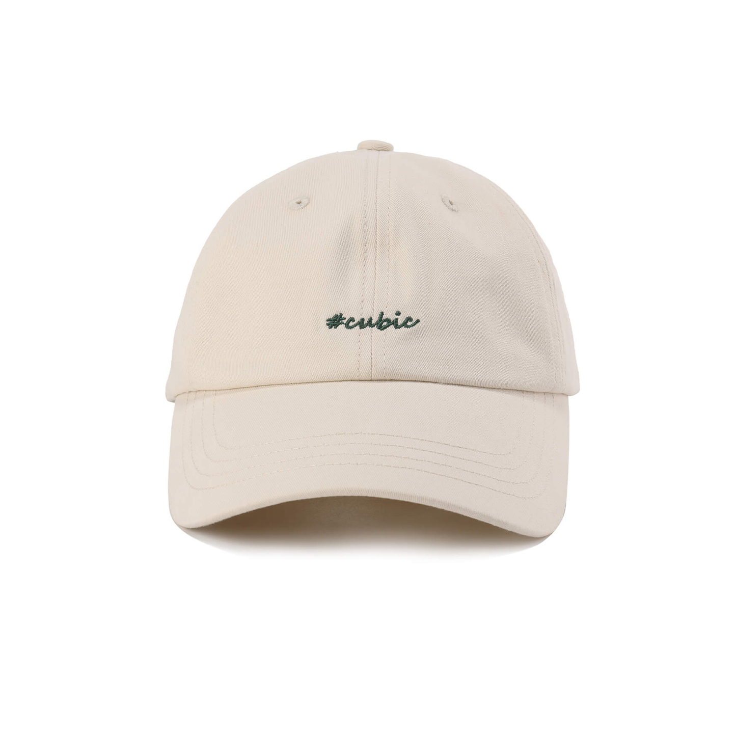CUBIC Embroidered Solid Color Baseball Cap