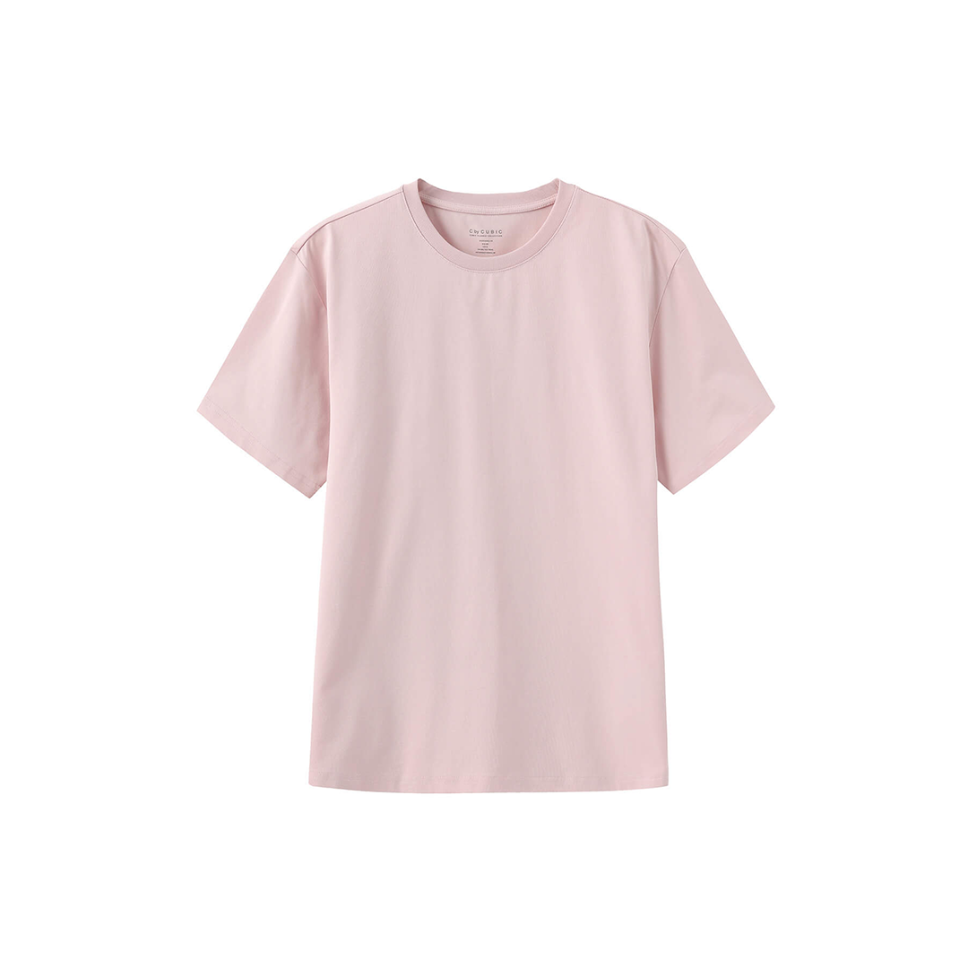 C by CUBIC Oversized Crew Neck Solid T-Shirt
