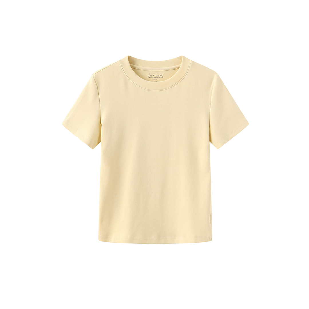 C by CUBIC Crew Neck Short-Sleeve T-Shirt