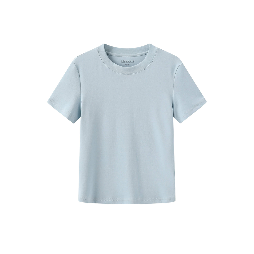 C by CUBIC Crew Neck Short-Sleeve T-Shirt