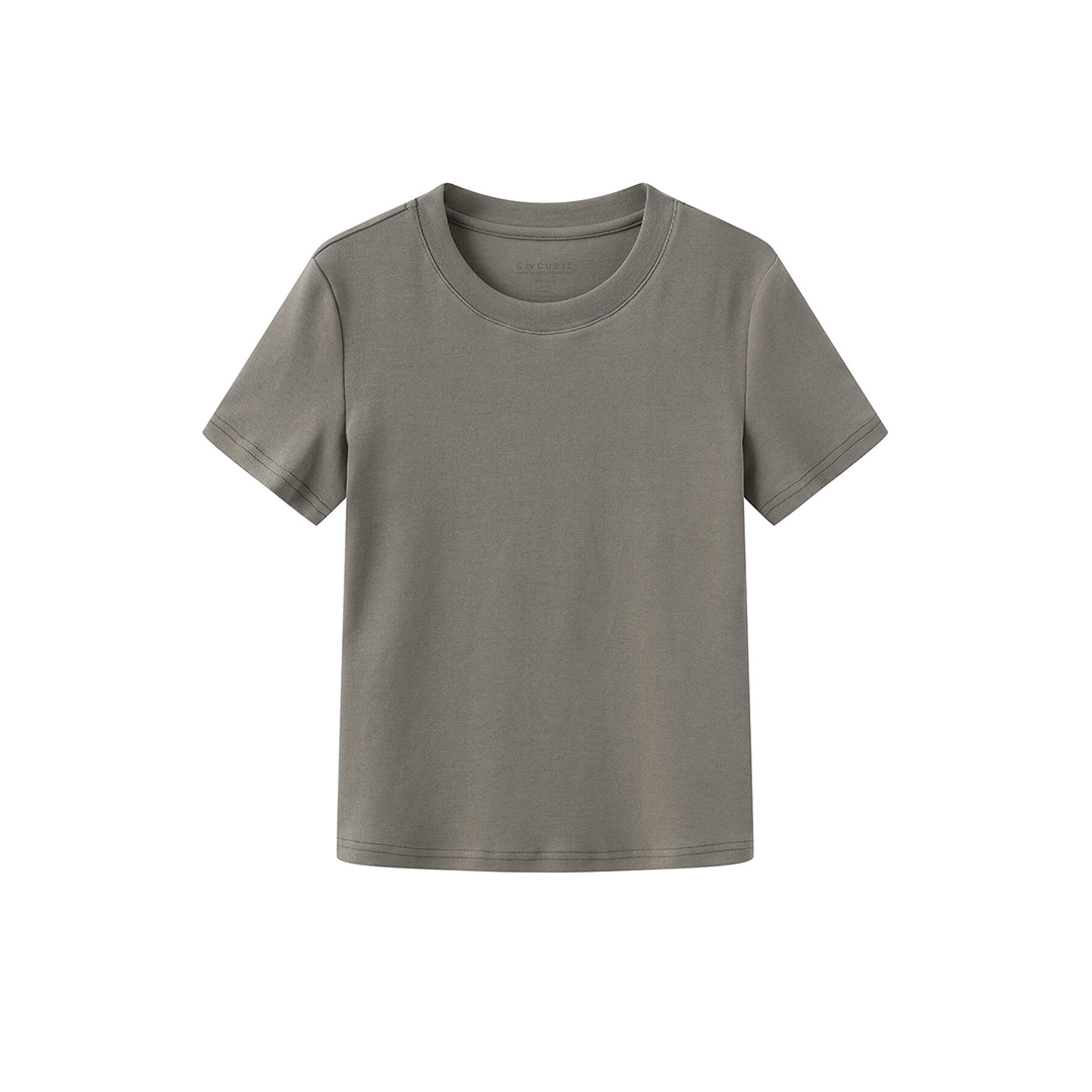 C by CUBIC Crew Neck Short-Sleeve T-Shirt