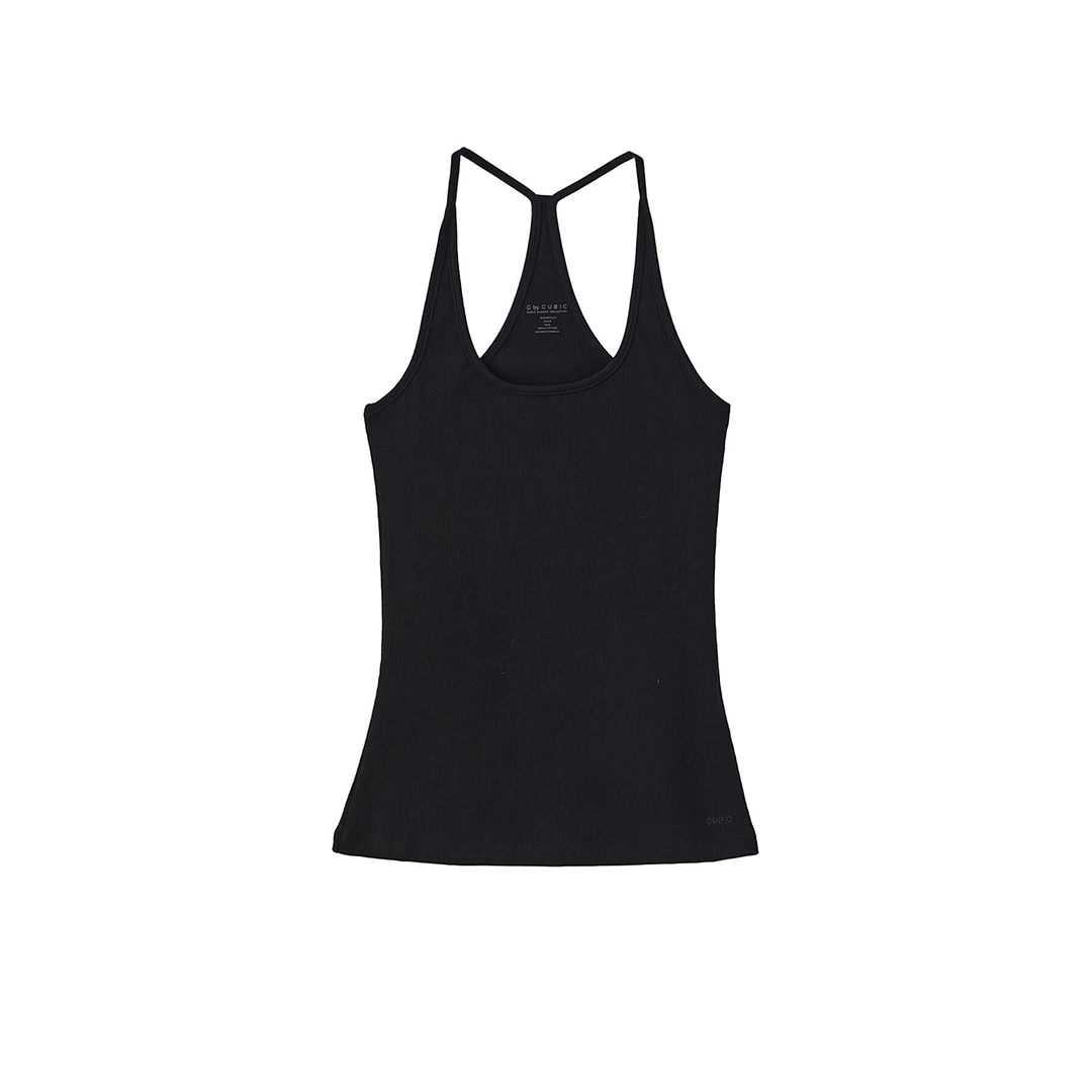 C by CUBIC Slim-Fit Sleeveless Knit Tank Top