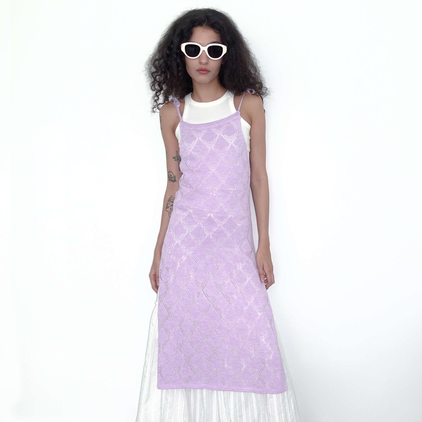 Retro Knitted Jacquard Dress