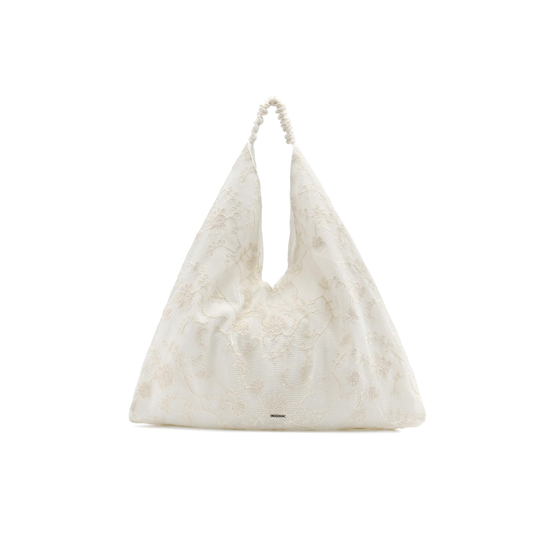 Lace Pattern Shoulder Bag
