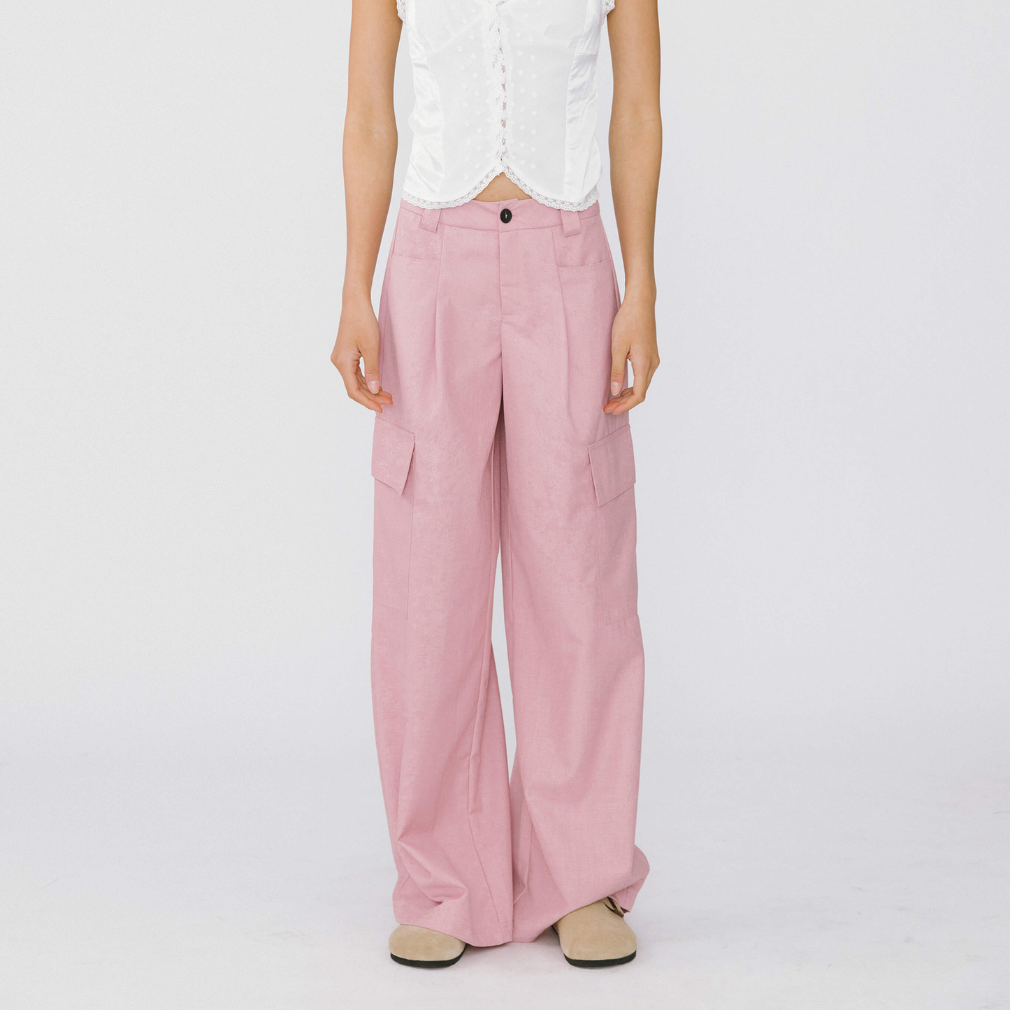 Straight Leg Cargo Trousers