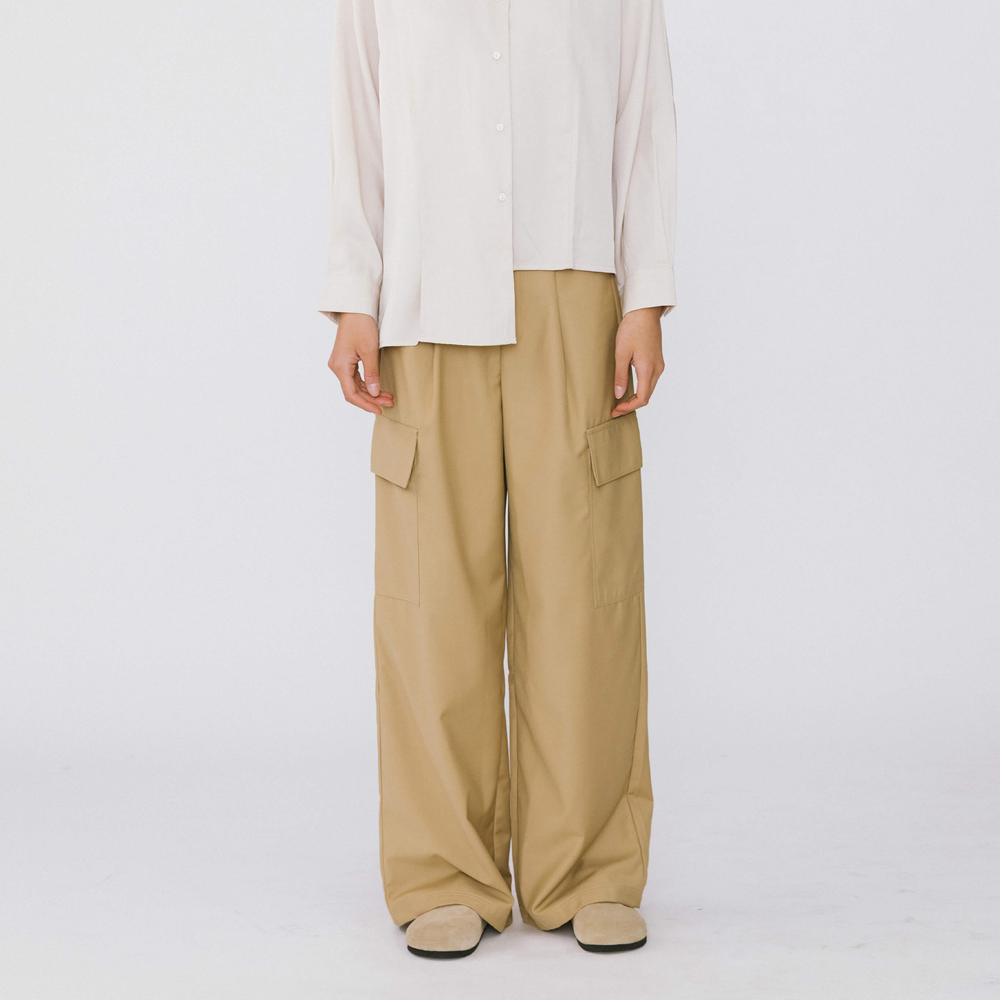 Straight Leg Cargo Trousers