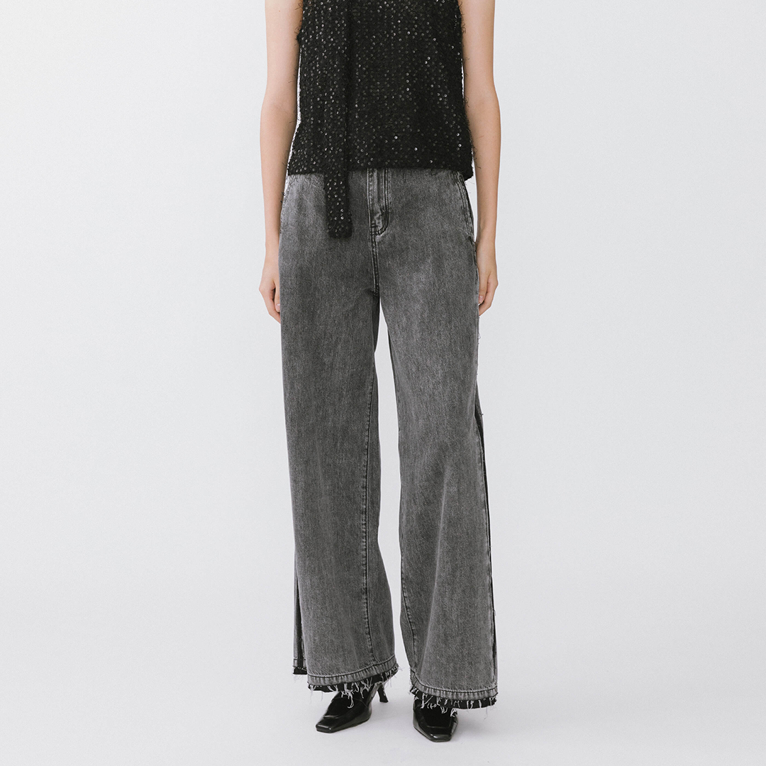 High Waist Barrel Leg Jeans