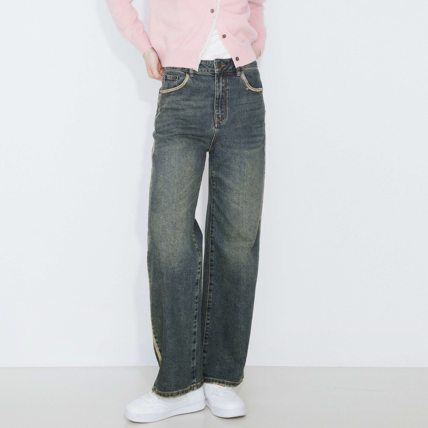 Vintage Bronze Wash Dark Jeans