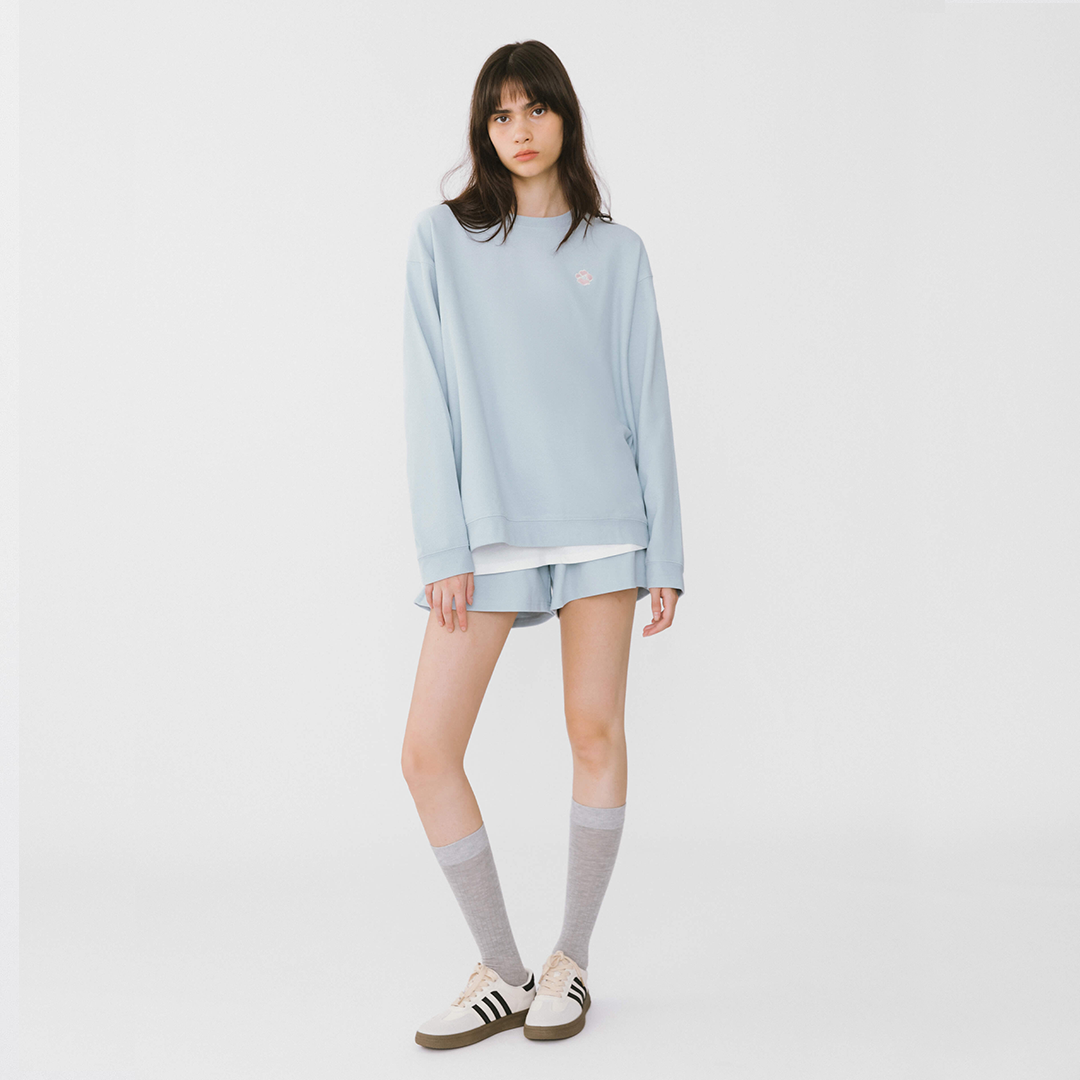 Oversized Long Sleeve T-Shirt and Matching Shorts