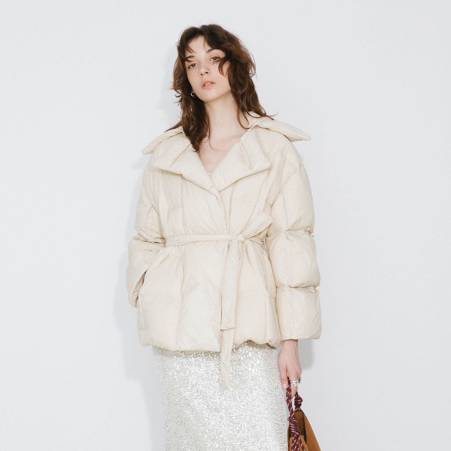 Short Boxy Down Coat