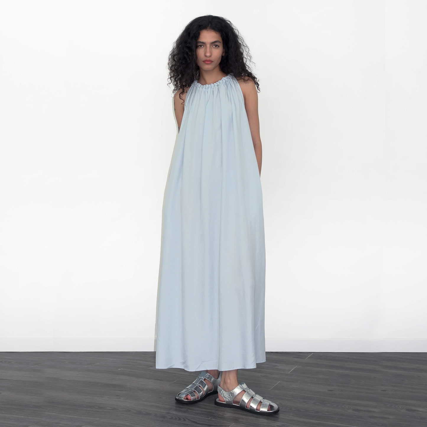 Loose Halterneck Sleeveless Dress