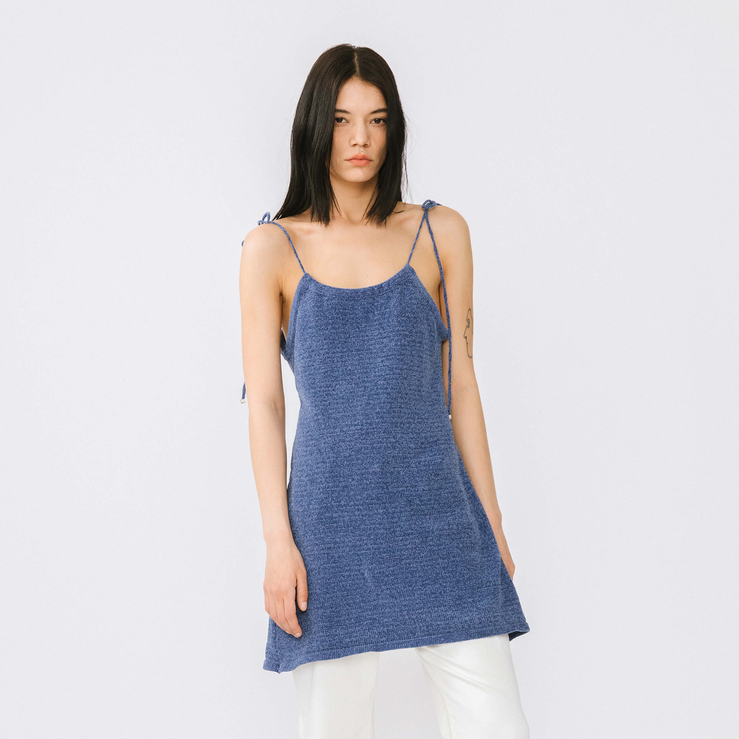 Chenille Knitted Adjustable Cami Top