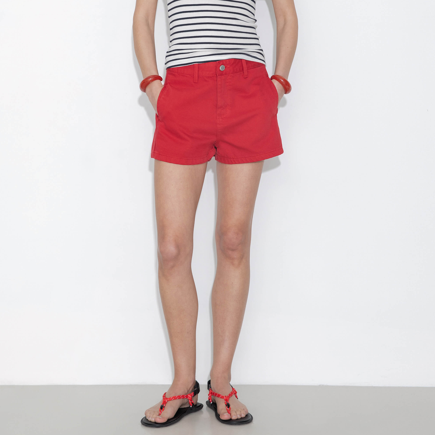 High-Waisted Ultra-Short Casual Shorts