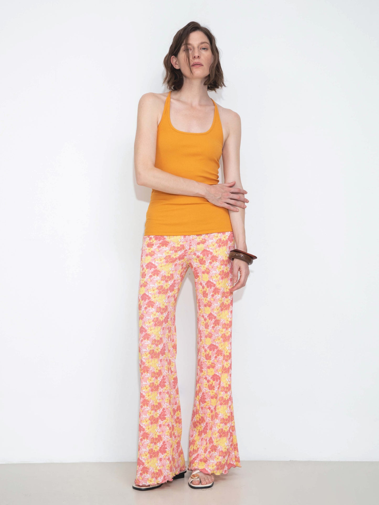 Women Wide Leg Floral Printed Pants