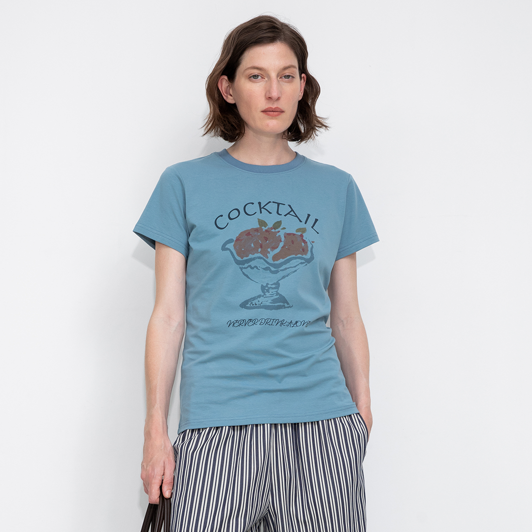 Printed Casual Short-Sleeve Top