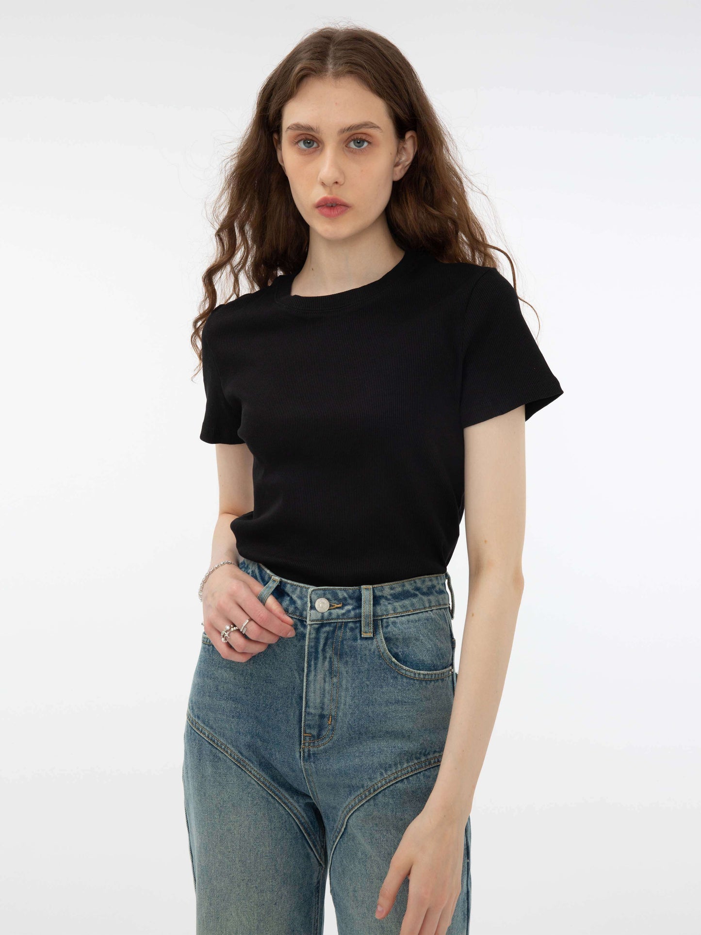 Classic Fit Crew Neck Cotton T-Shirt