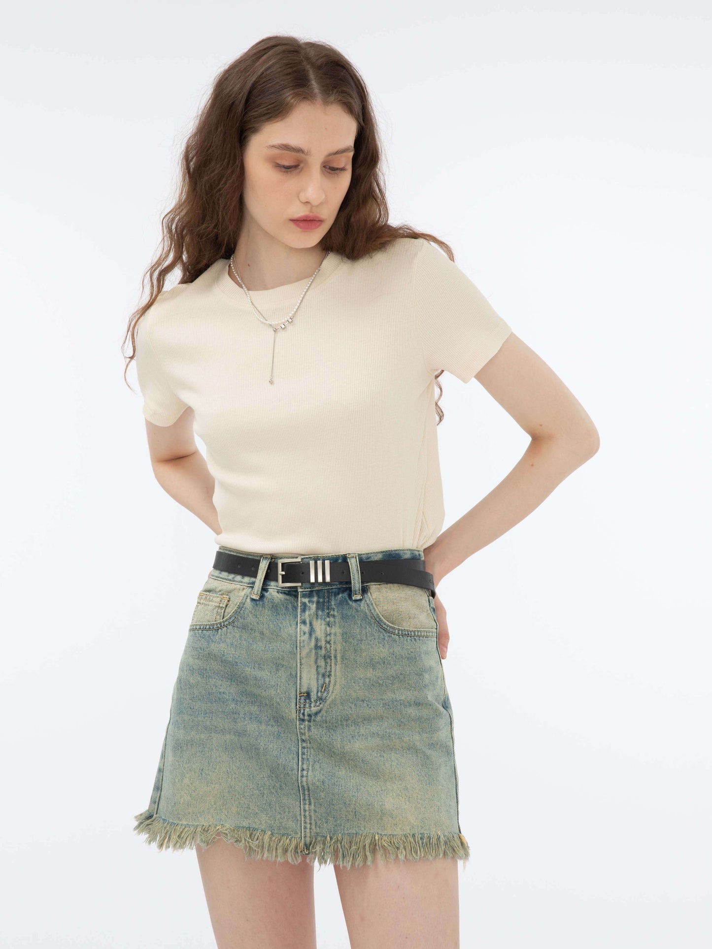Classic Fit Crew Neck Cotton T-Shirt