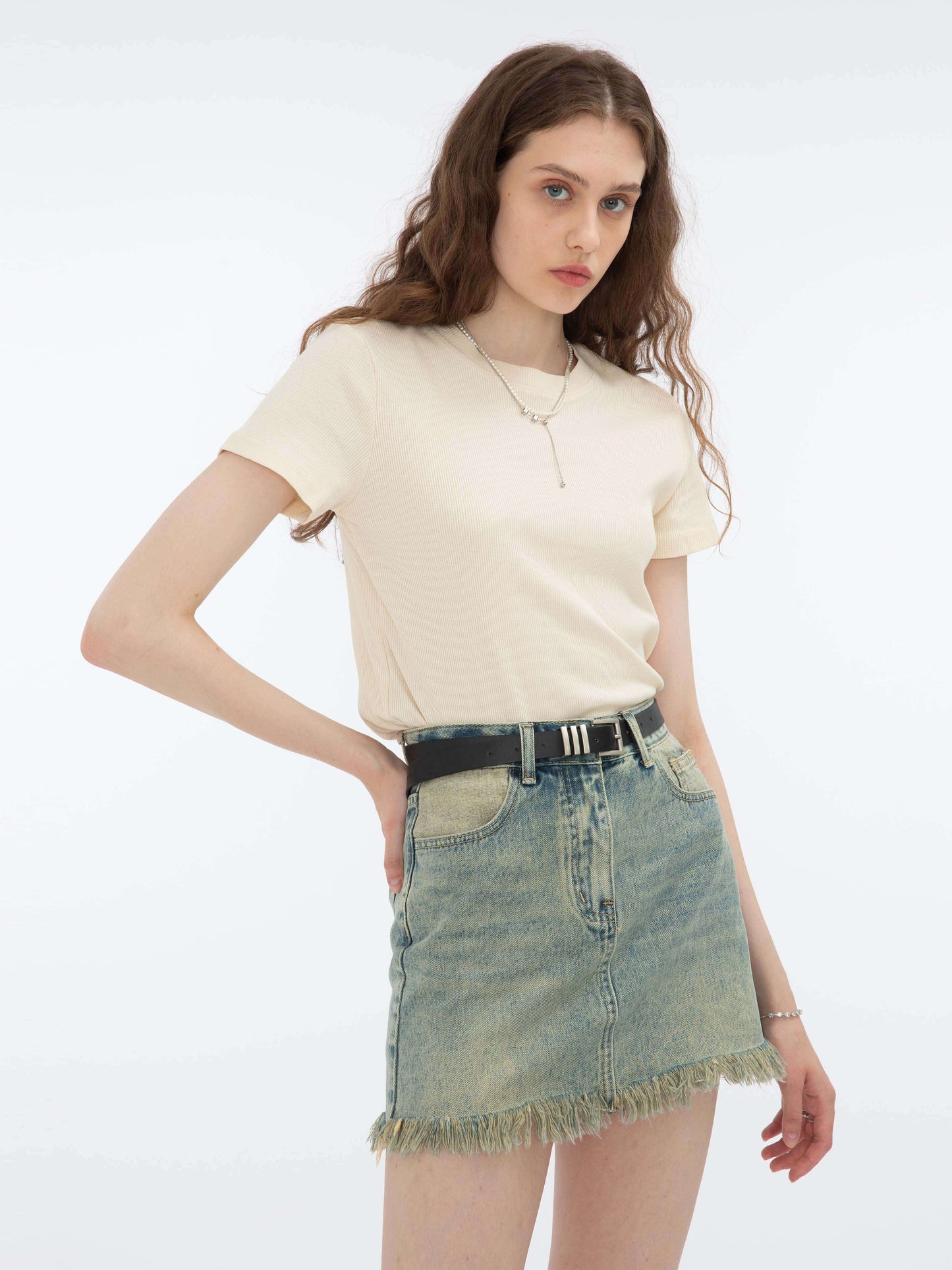 Classic Fit Crew Neck Cotton T-Shirt