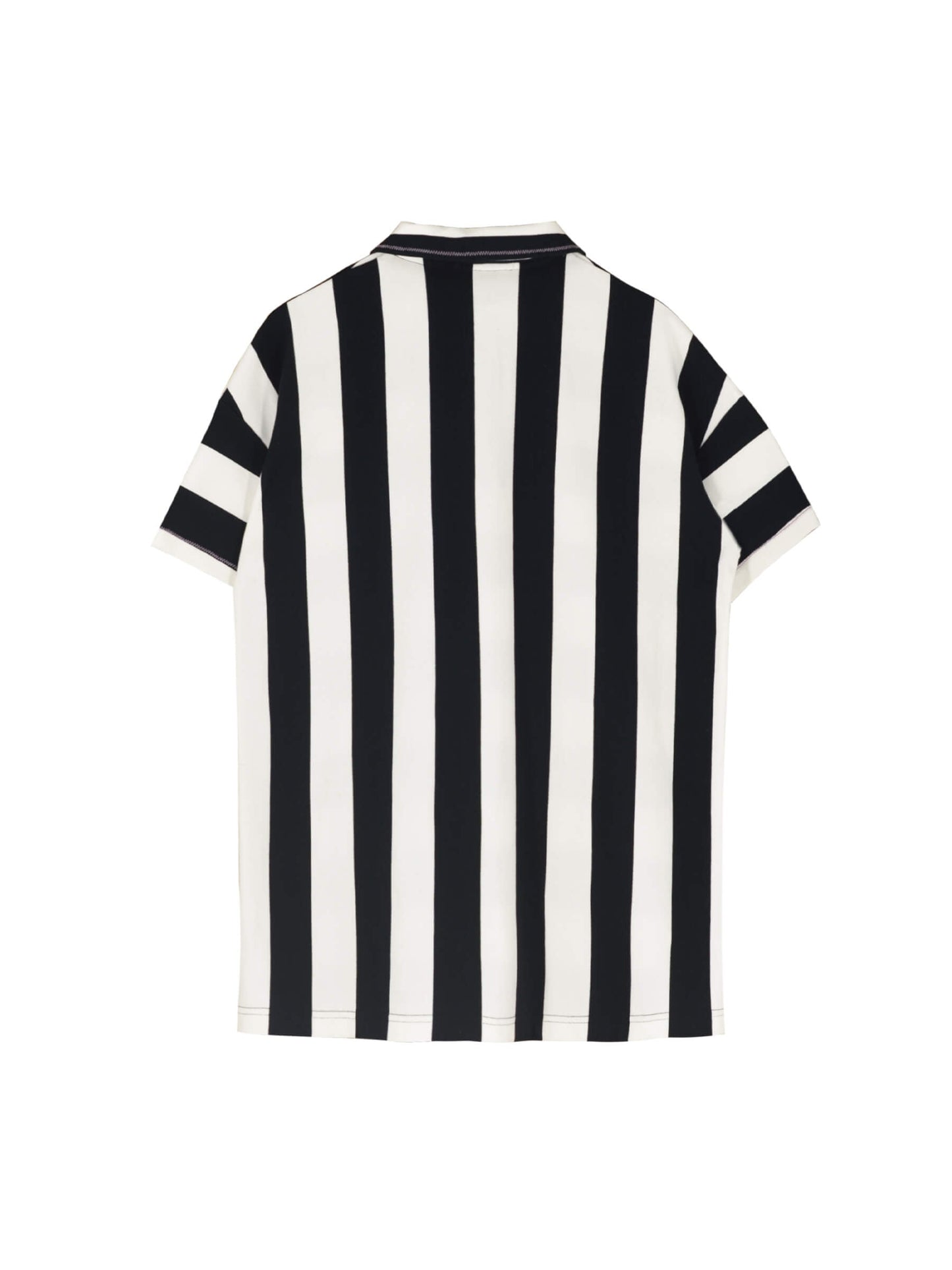 Bone and Bow Embroidered Striped Shirt