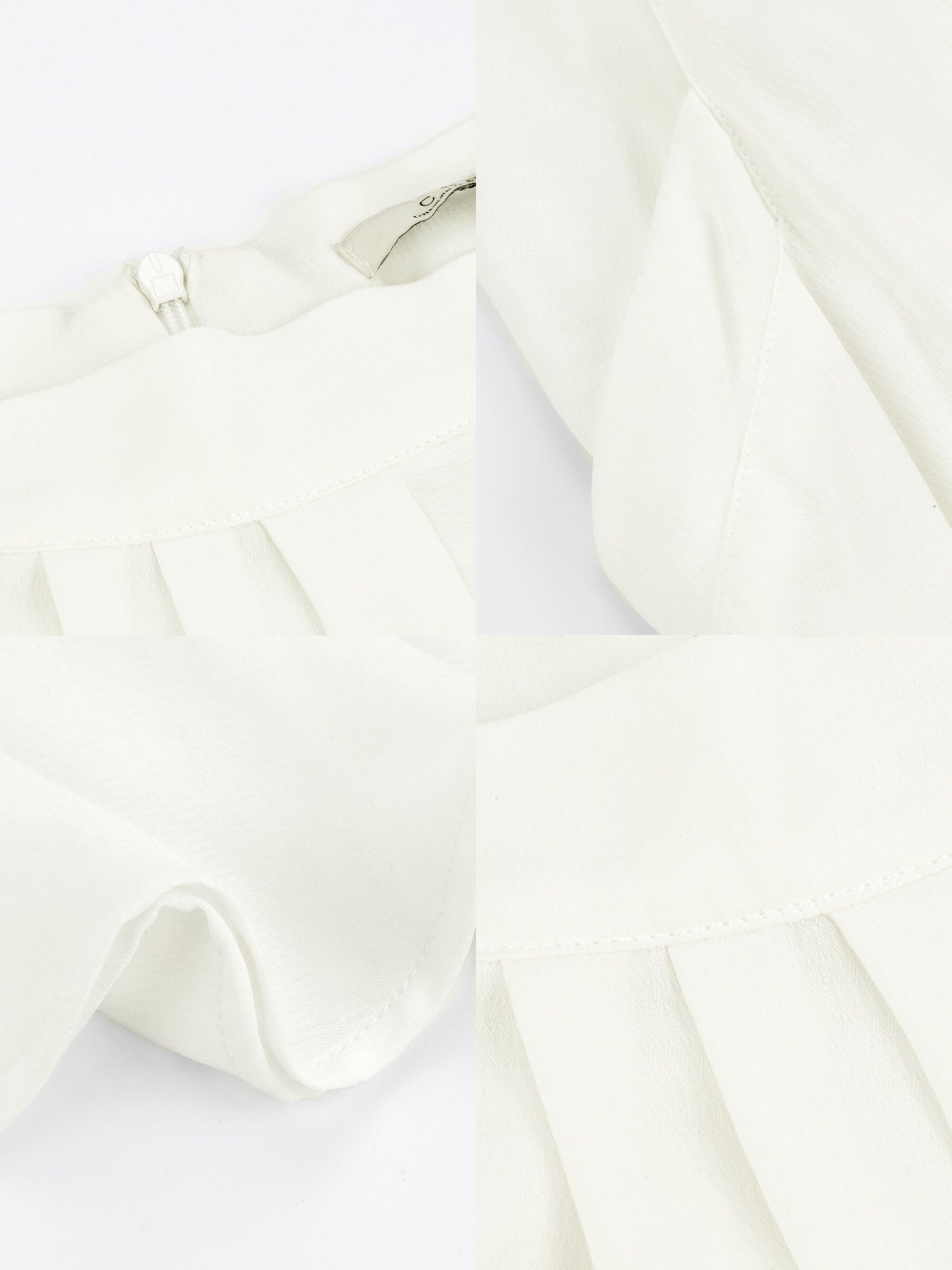 A-line Pleated Midi Skirt