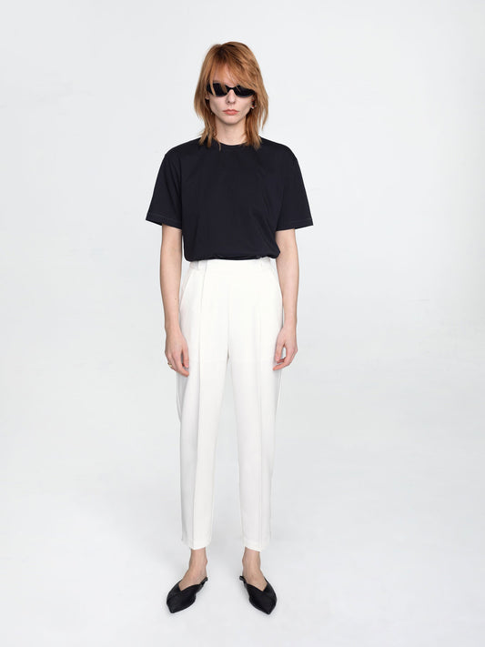 CUBIC Women's Cropped Cigarette Pants