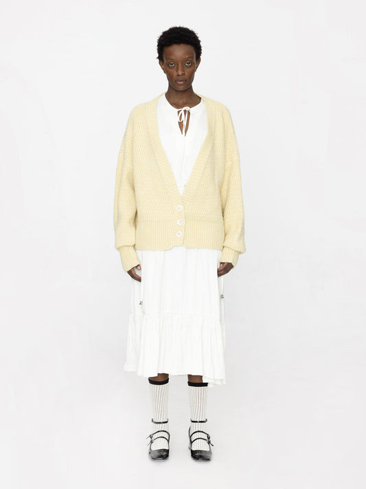 Super Low V-neck Knit Cardigan