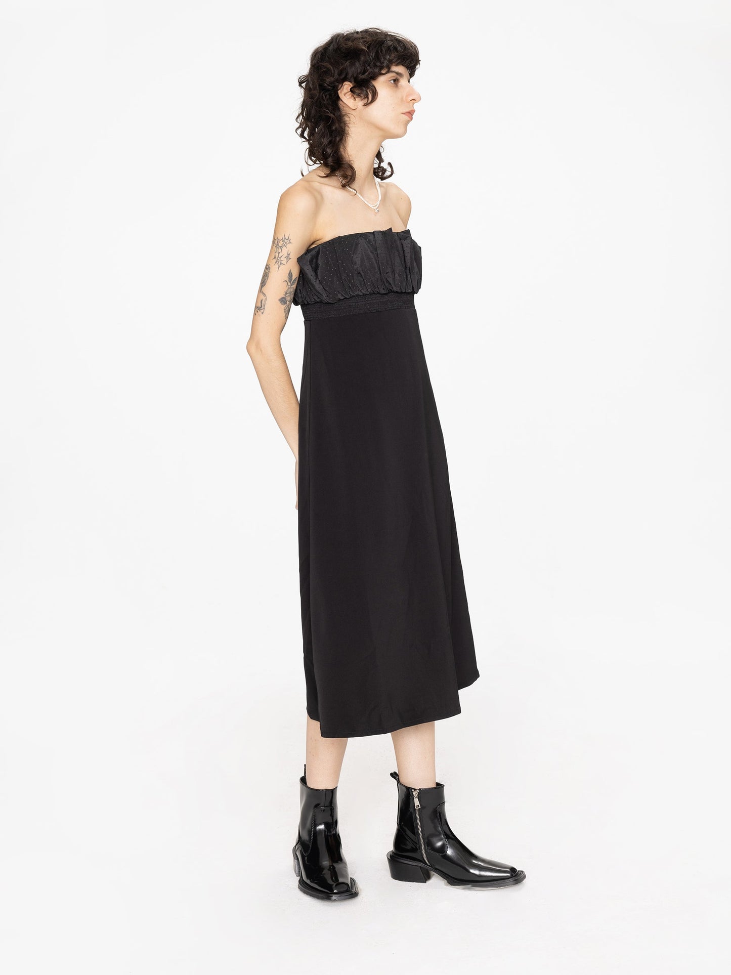 Ruffled Empire Waist Dress