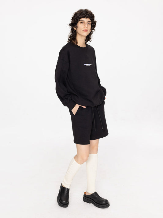 Oversized Boyfriend Sweater and Matching Shorts