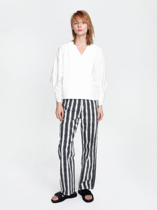 CUBIC Women's Thick Chalk Striped Jeans