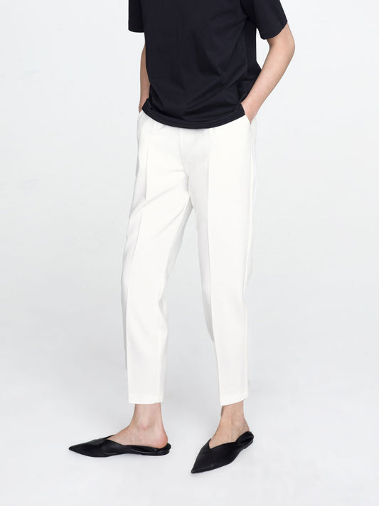 CUBIC Women's Cropped Cigarette Pants