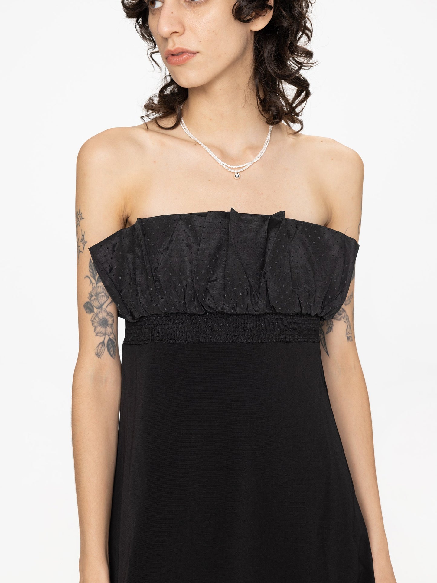 Ruffled Empire Waist Dress