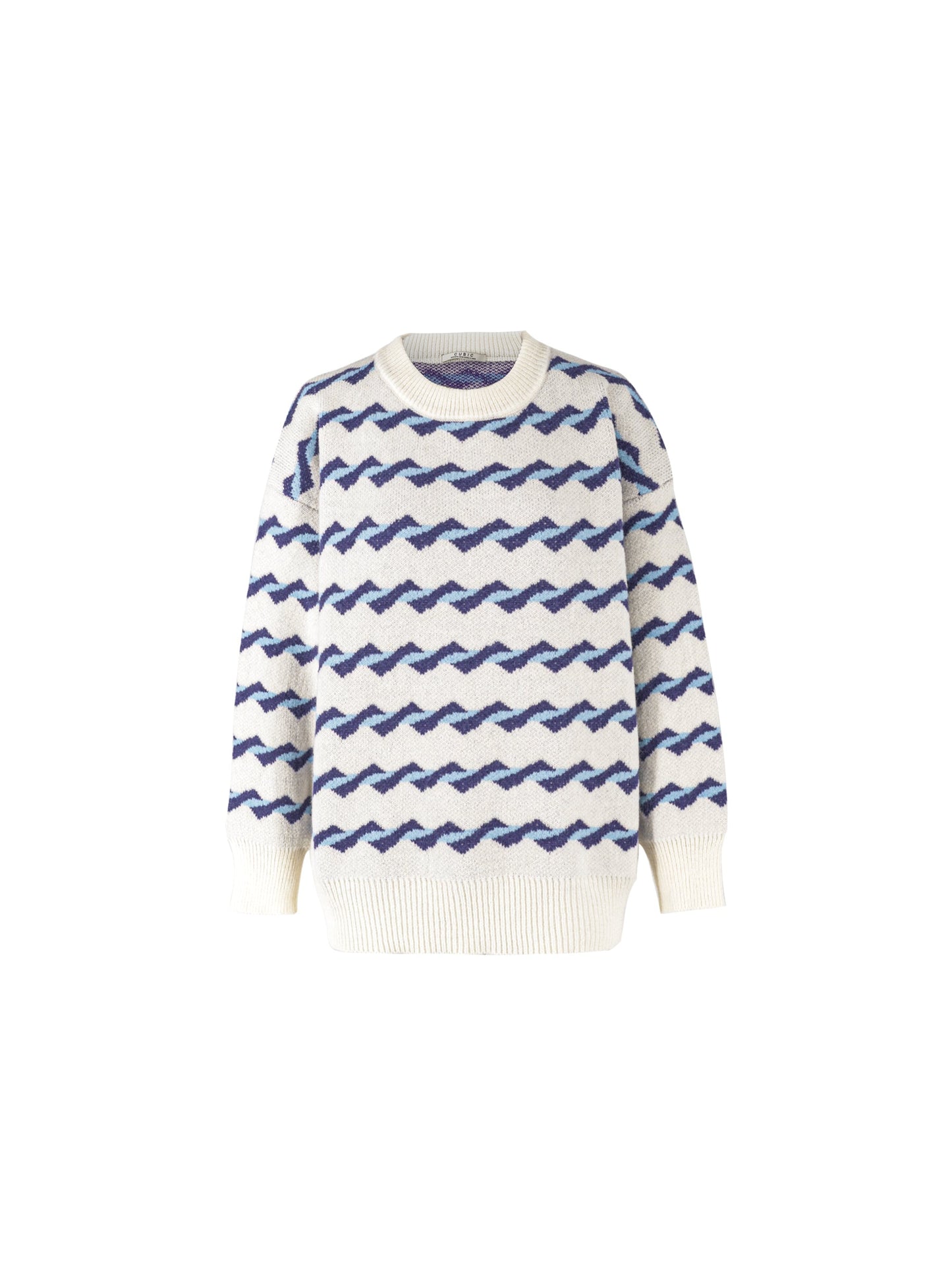 Twisted Stripe Loose Sweater