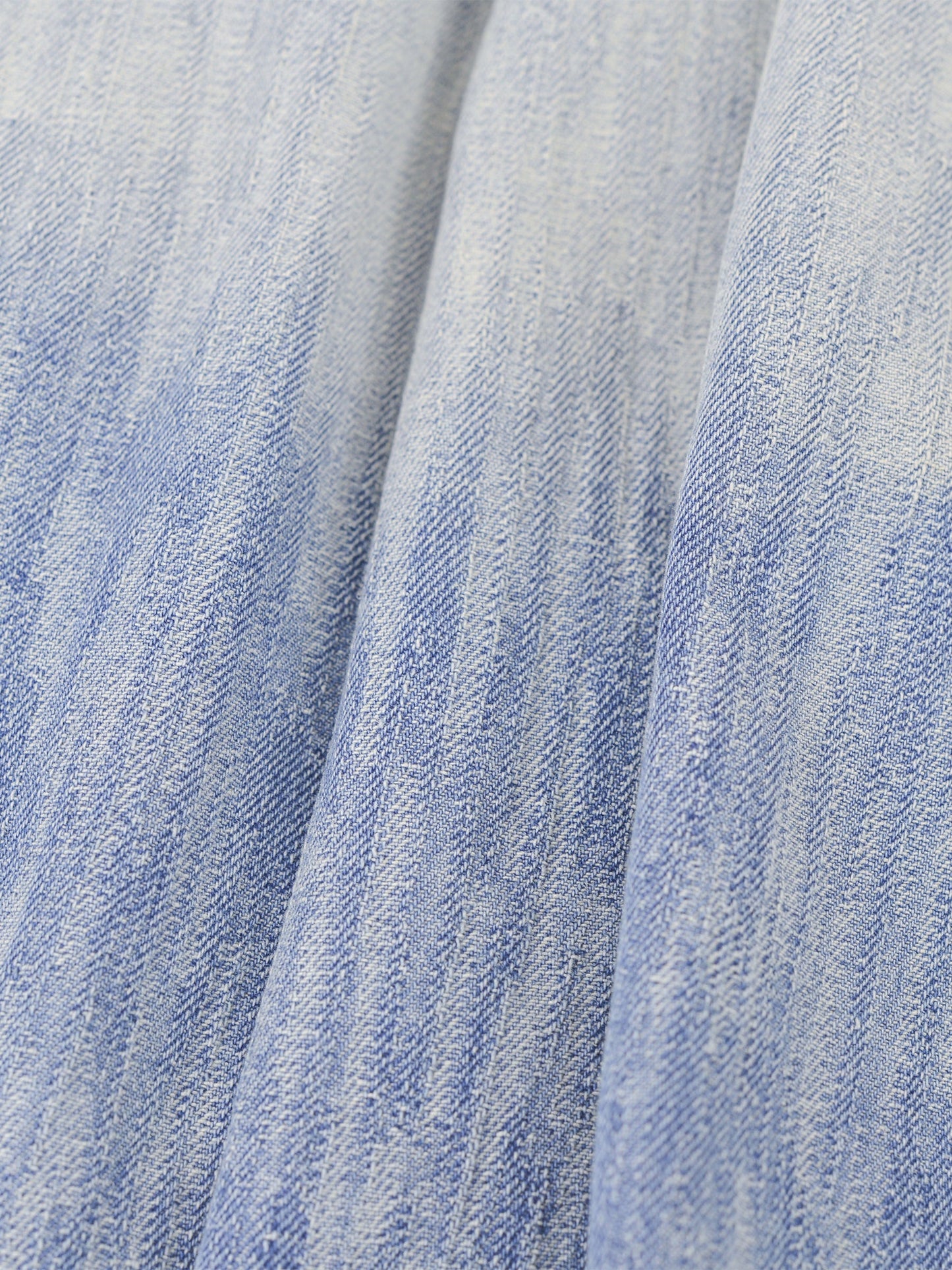 Gradient Light Denim Mini Skirt
