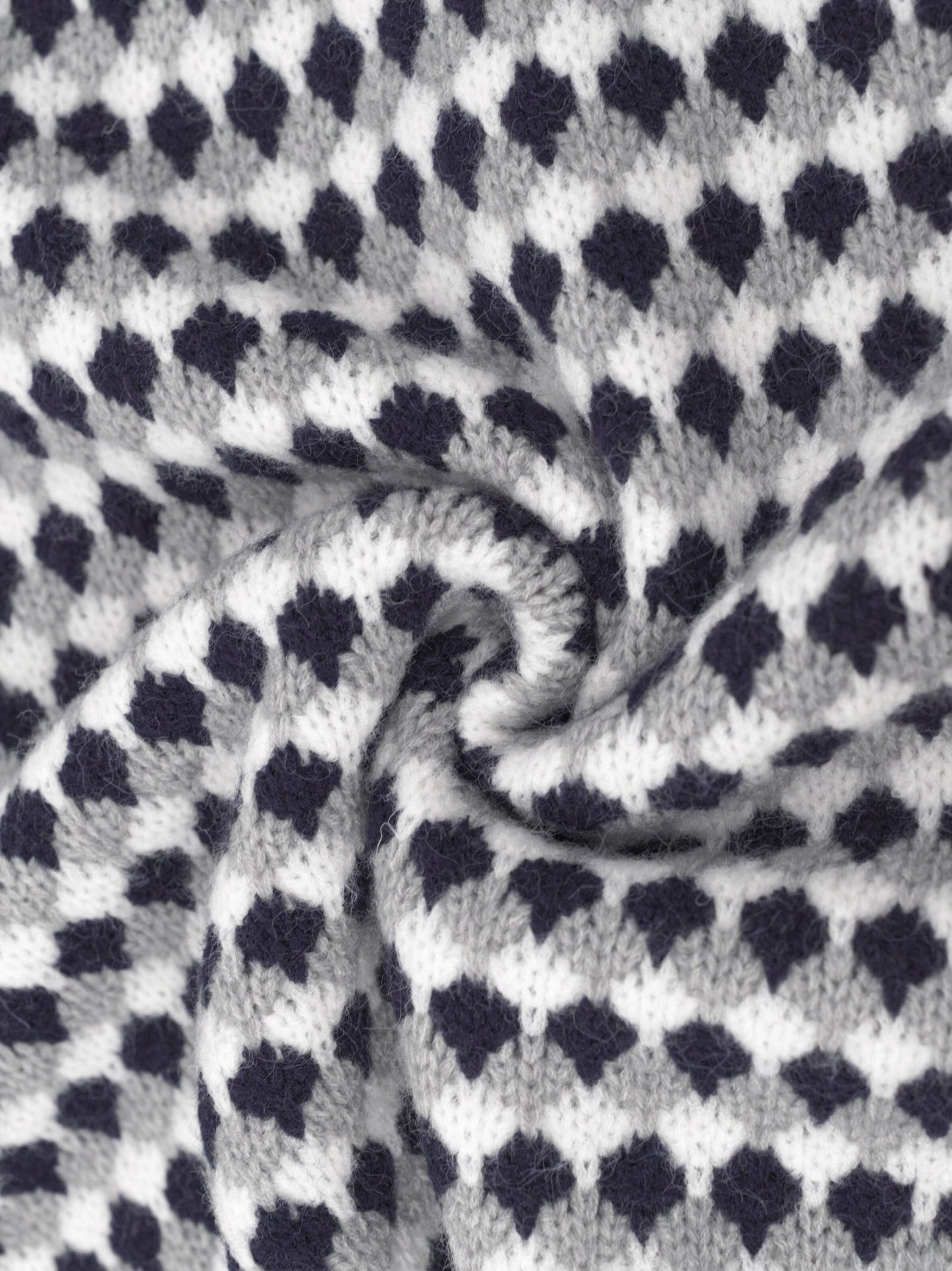 All Over Geometric Knit Sweater