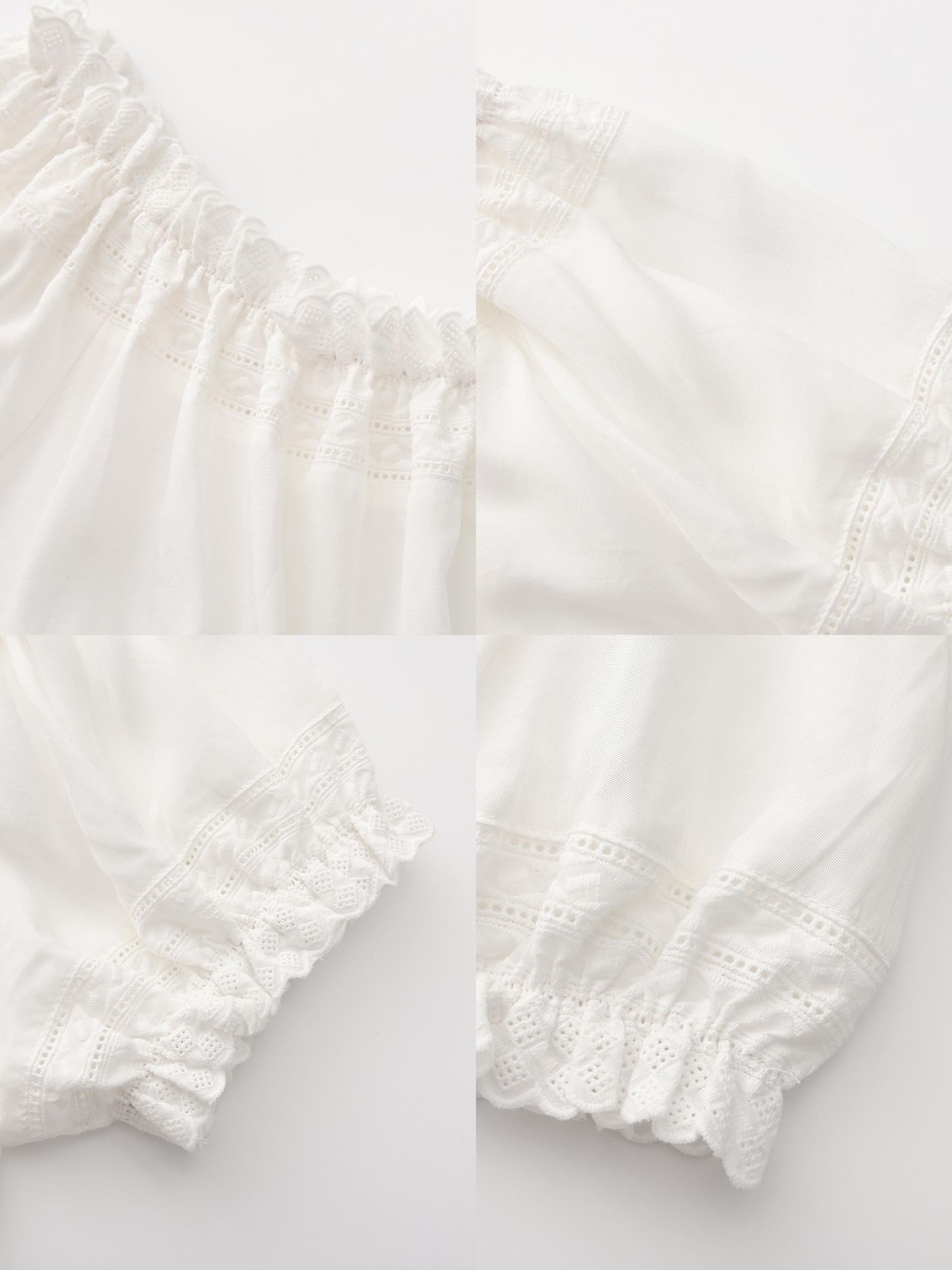 Off-Shoulder Cropped Top with Cut-Out Panels