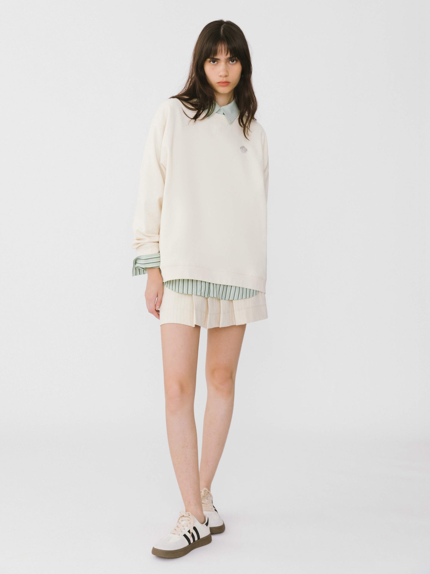 Oversized Long Sleeve T-Shirt and Matching Shorts