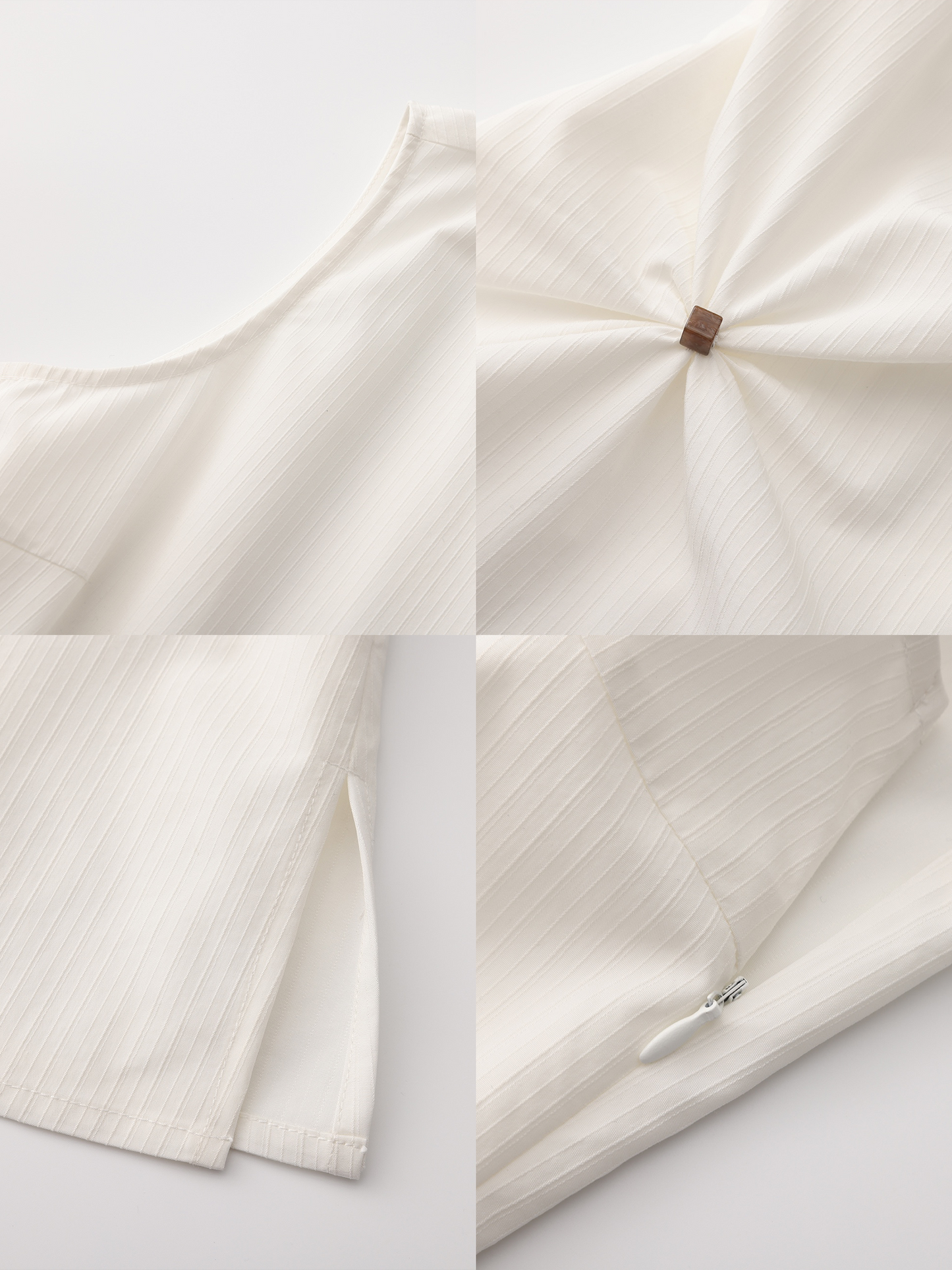 Sleeveless Satin Ruched Tank Top
