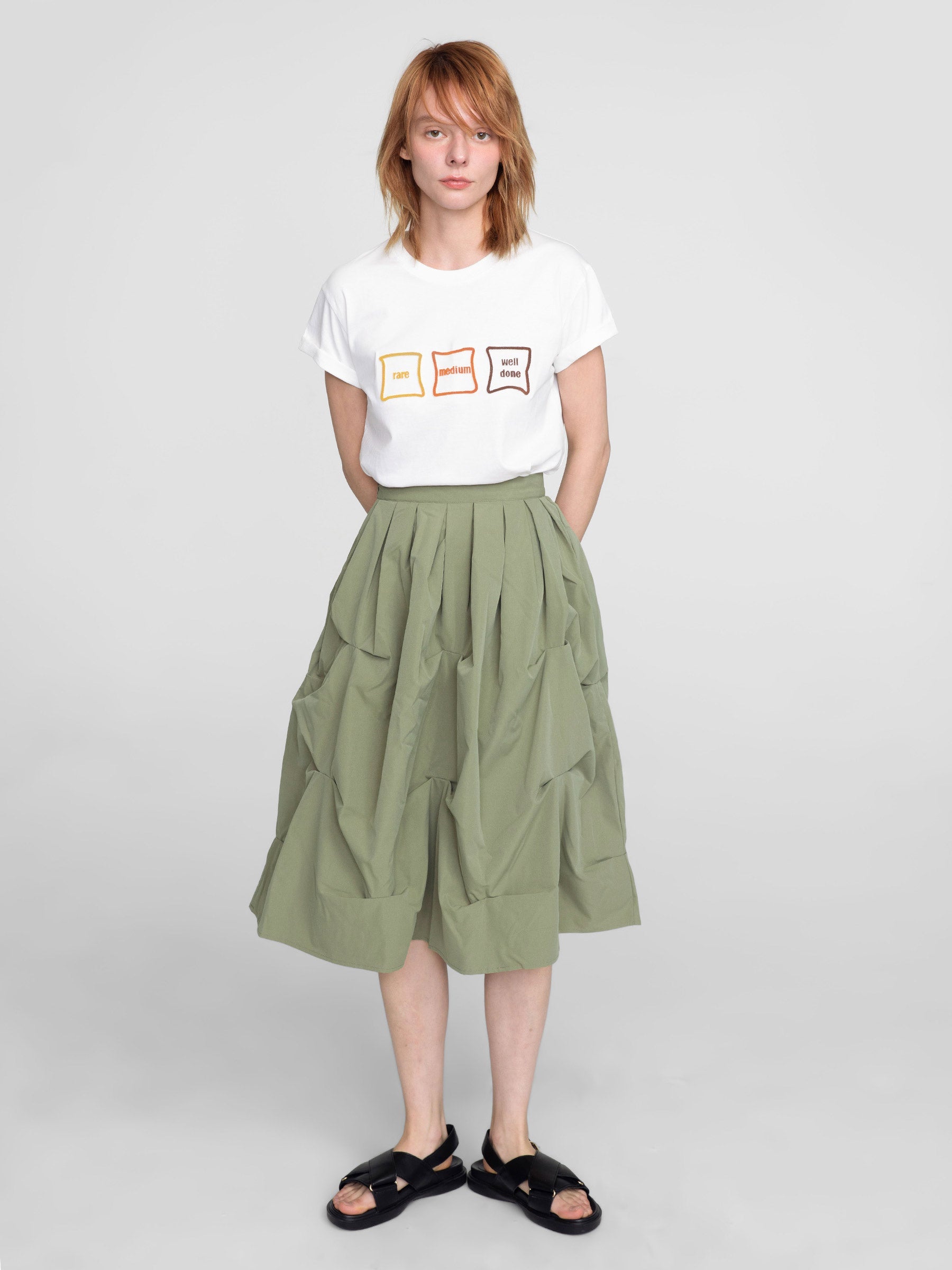 CUBIC Women's A-line Round Skirt