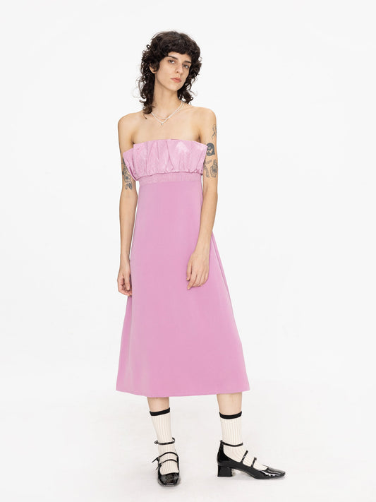Ruffled Empire Waist Dress