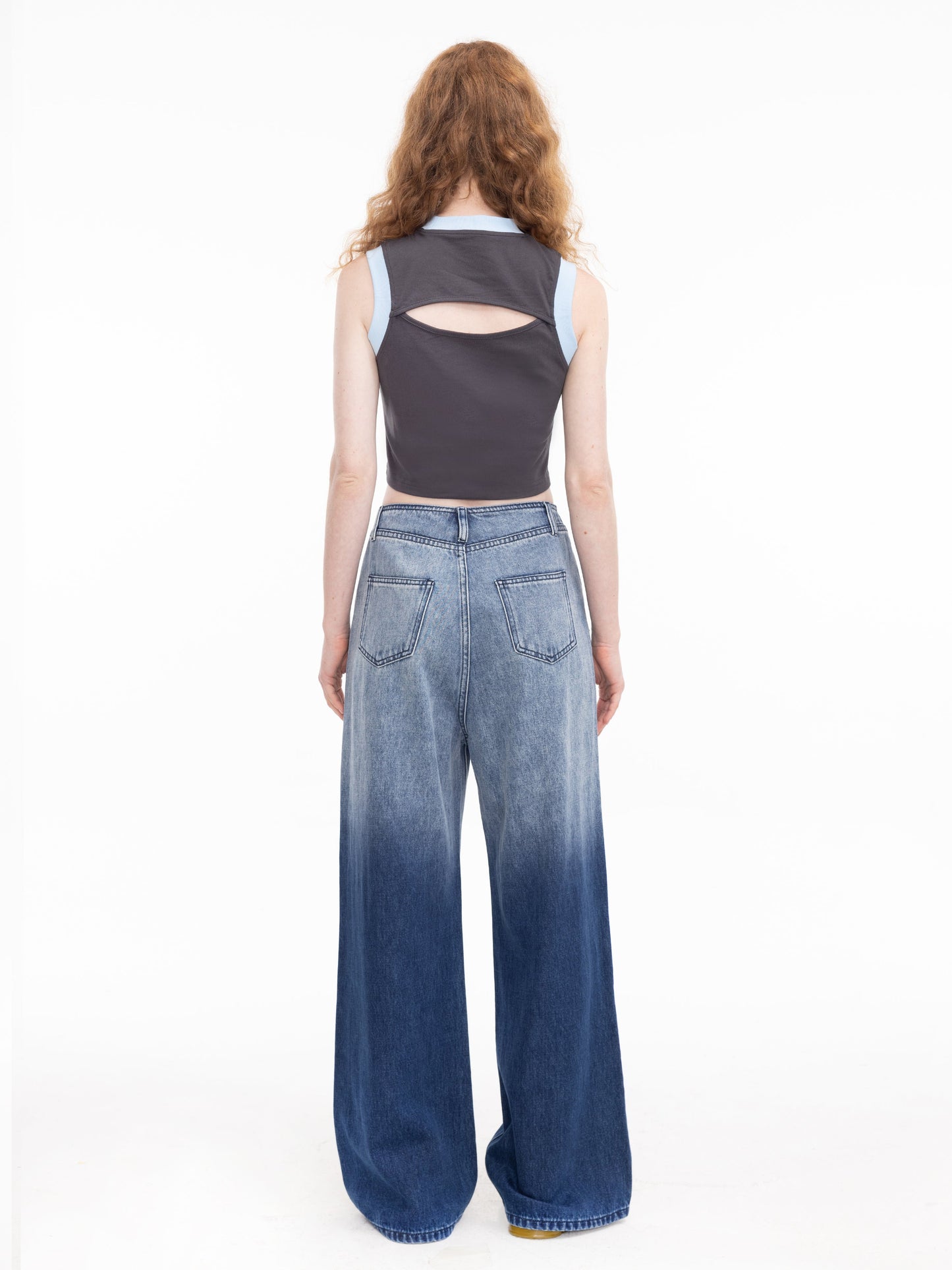 Loose Fit Cropped Tank Top