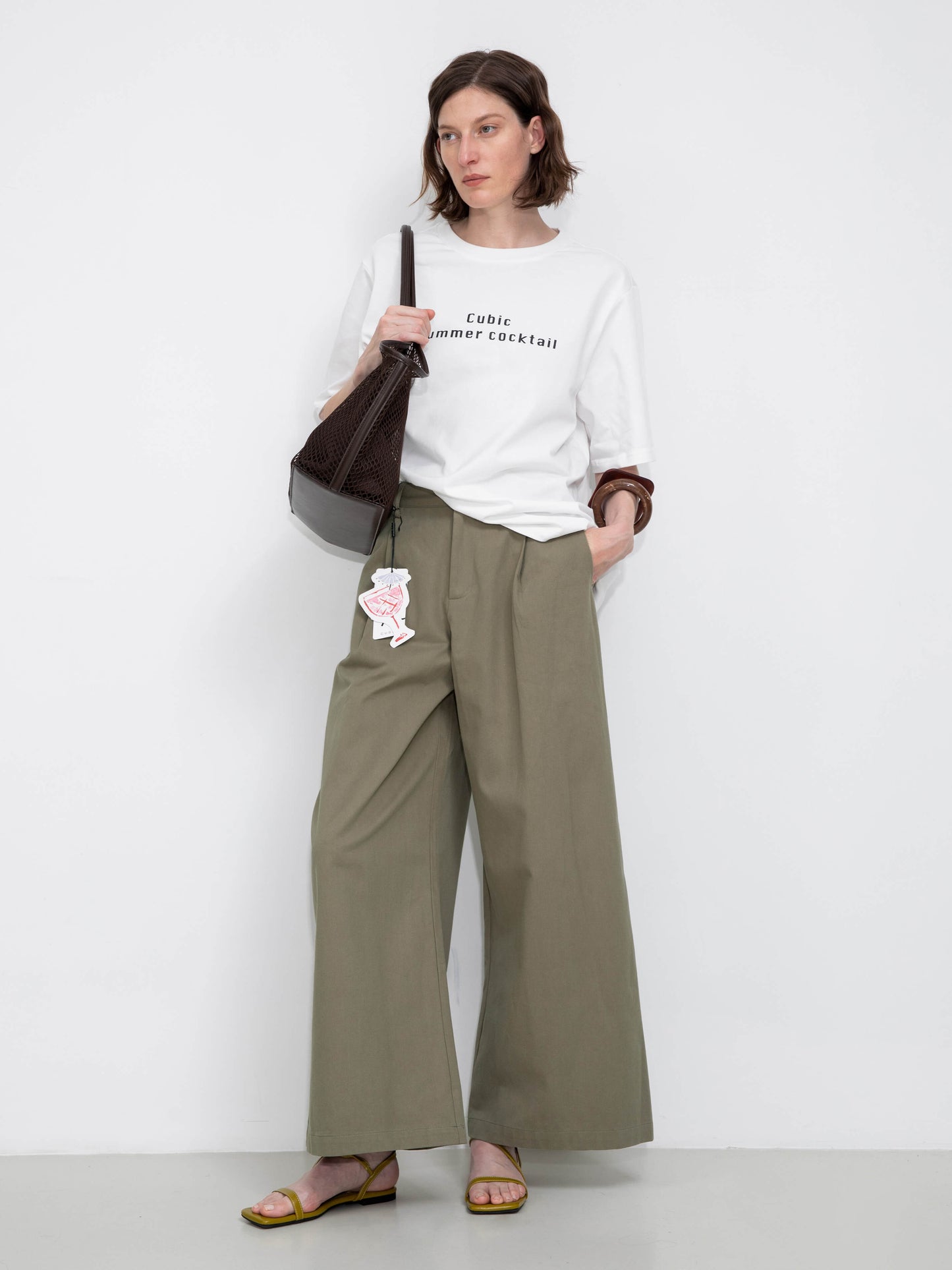 100% Cotton Women's T-Shirt with Front Print
